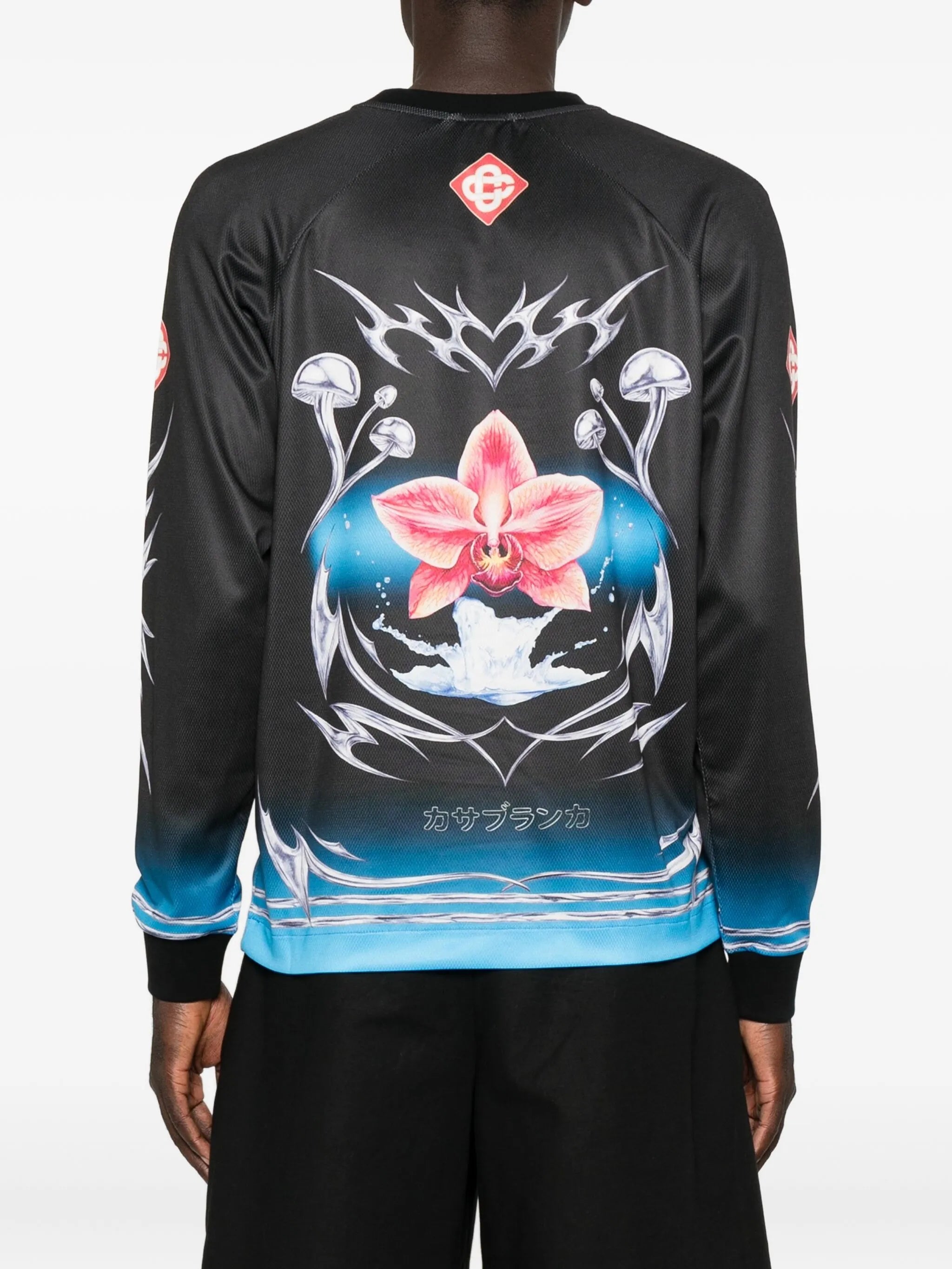 Blade orchid-print T-shirt