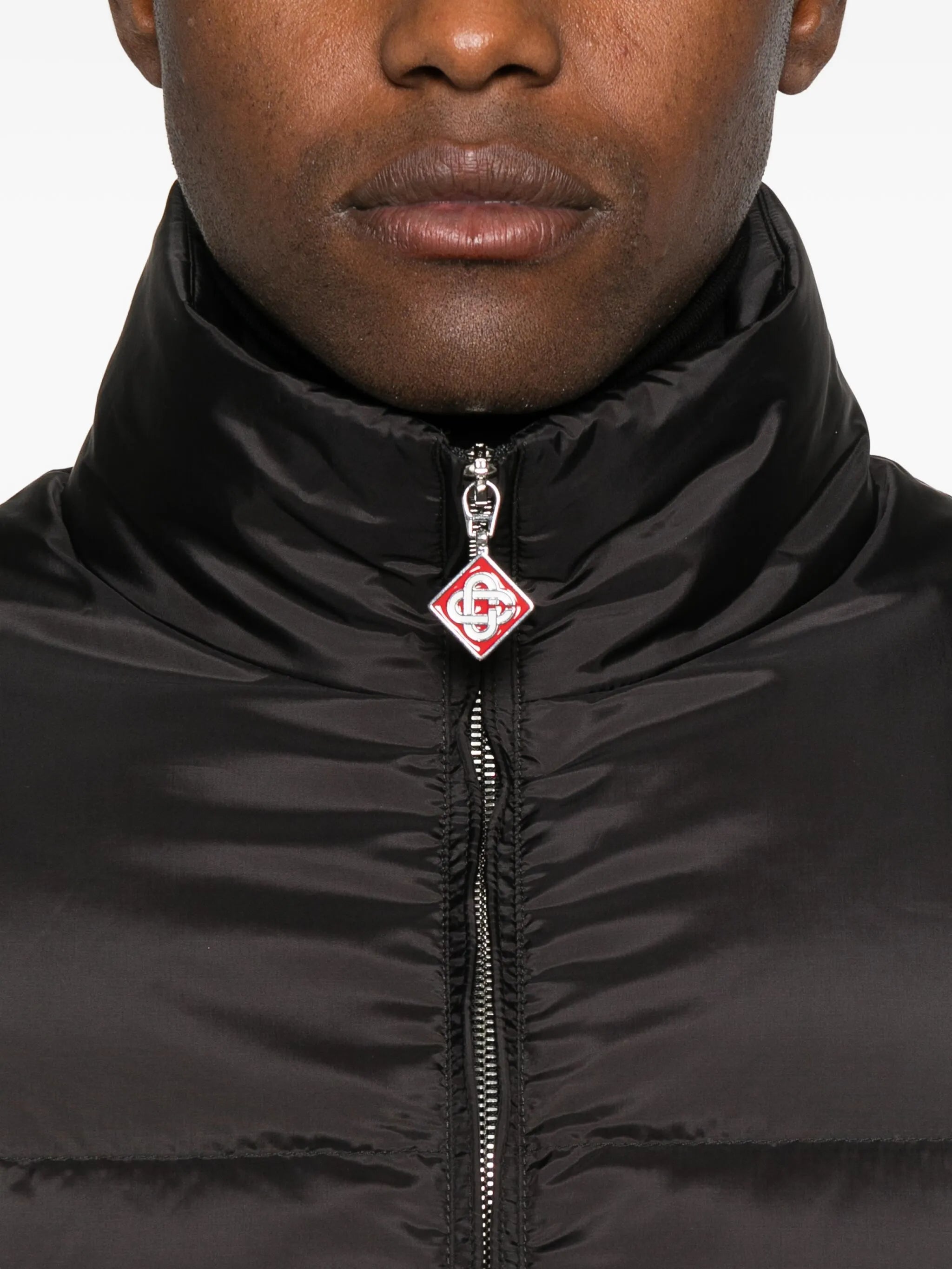 gradient quilted puffer jacket