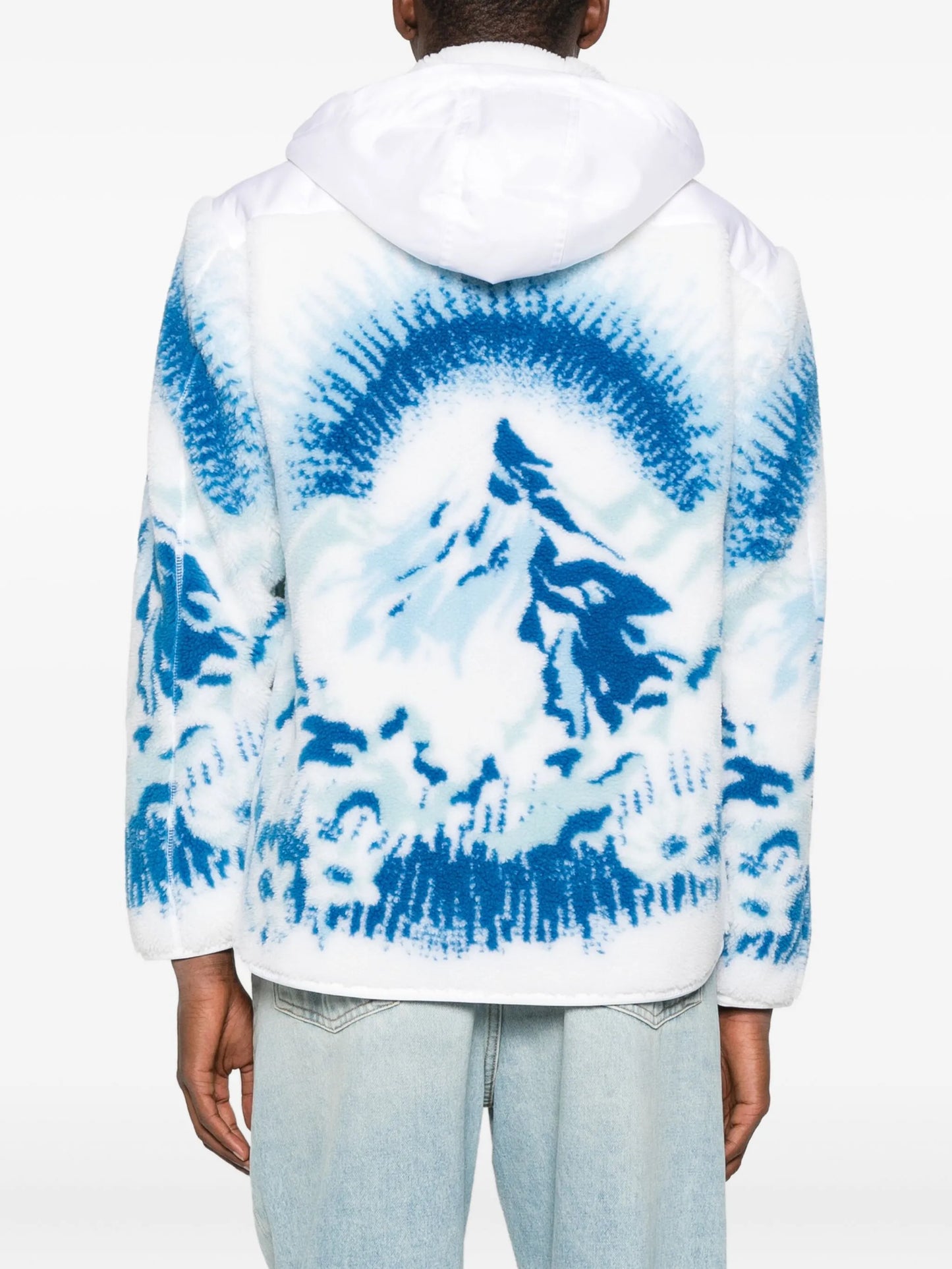 ski-landscape hooded jacket