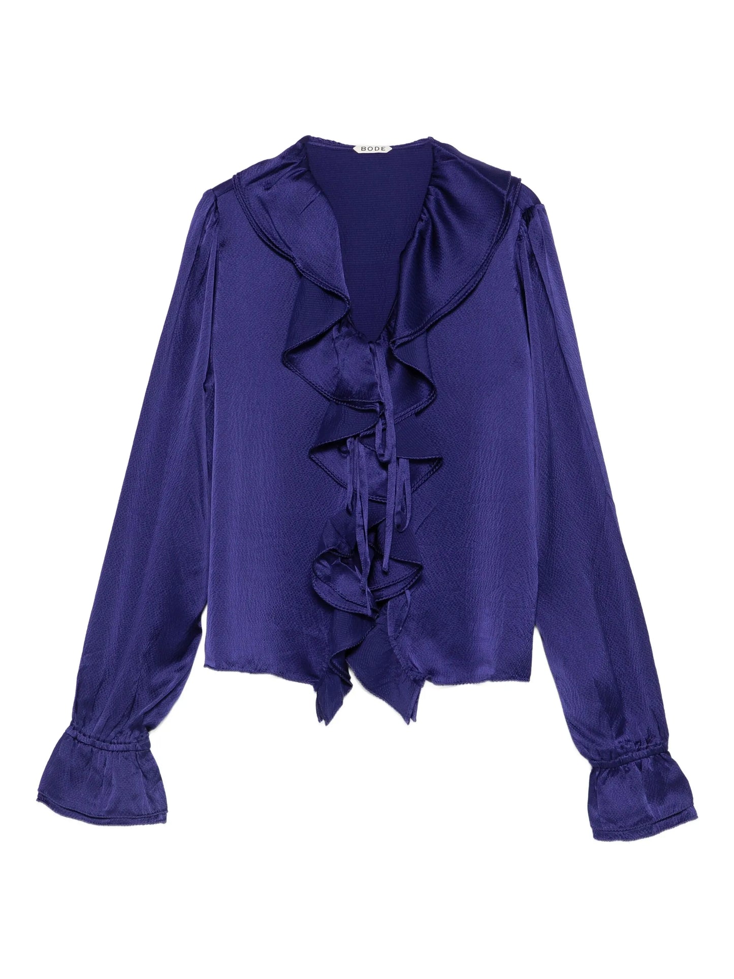 ruffled blouse