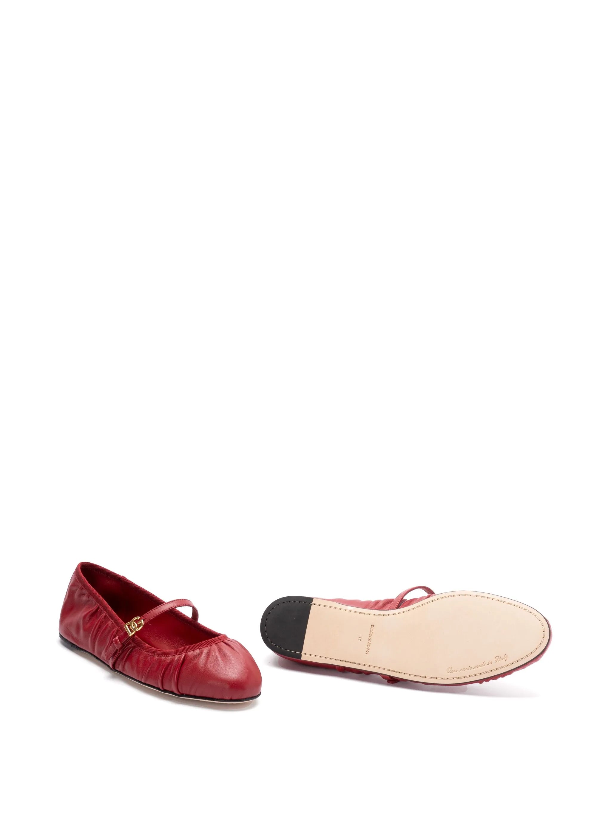 leather ballerinas