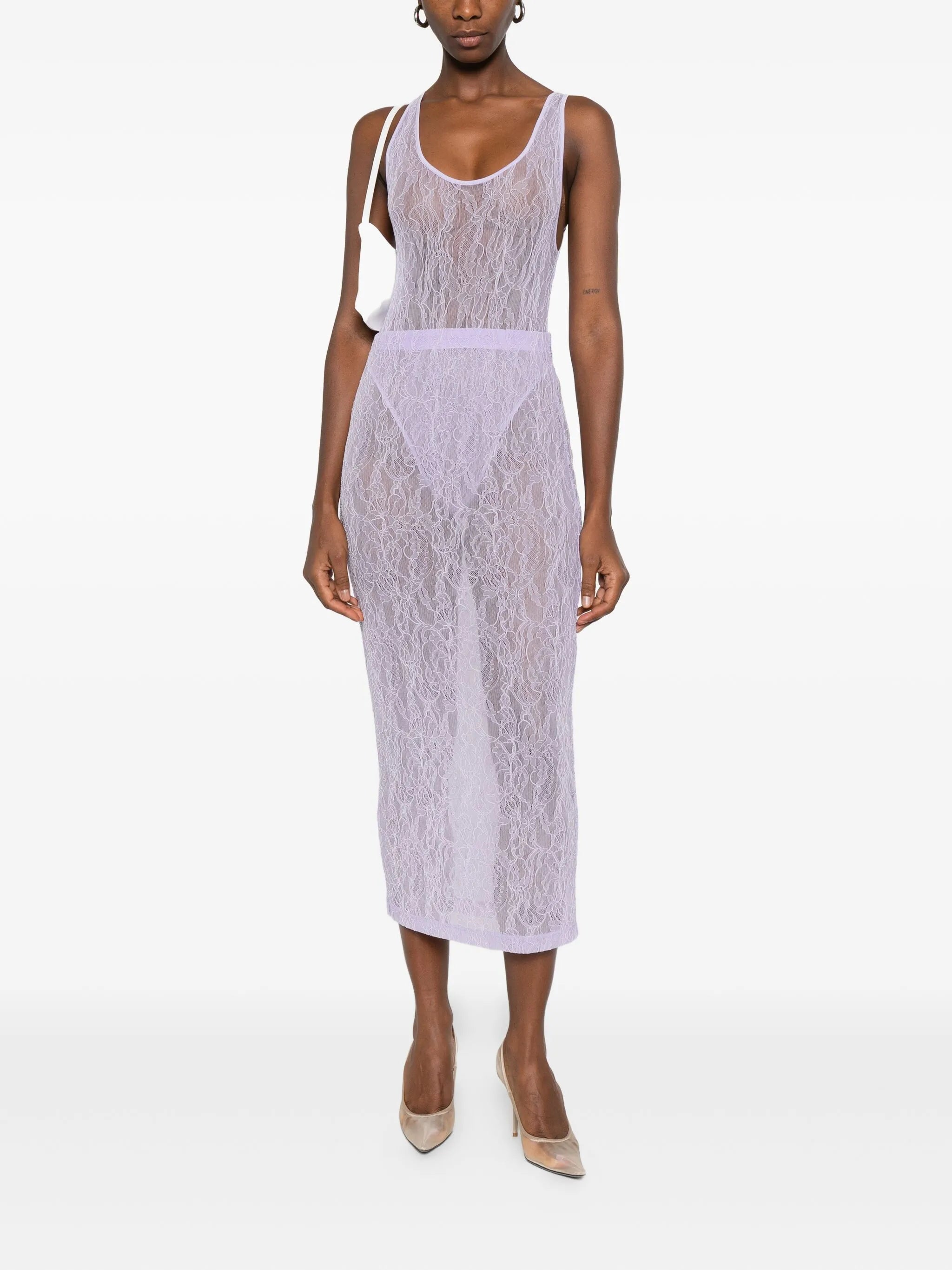 lace tank bodysuit