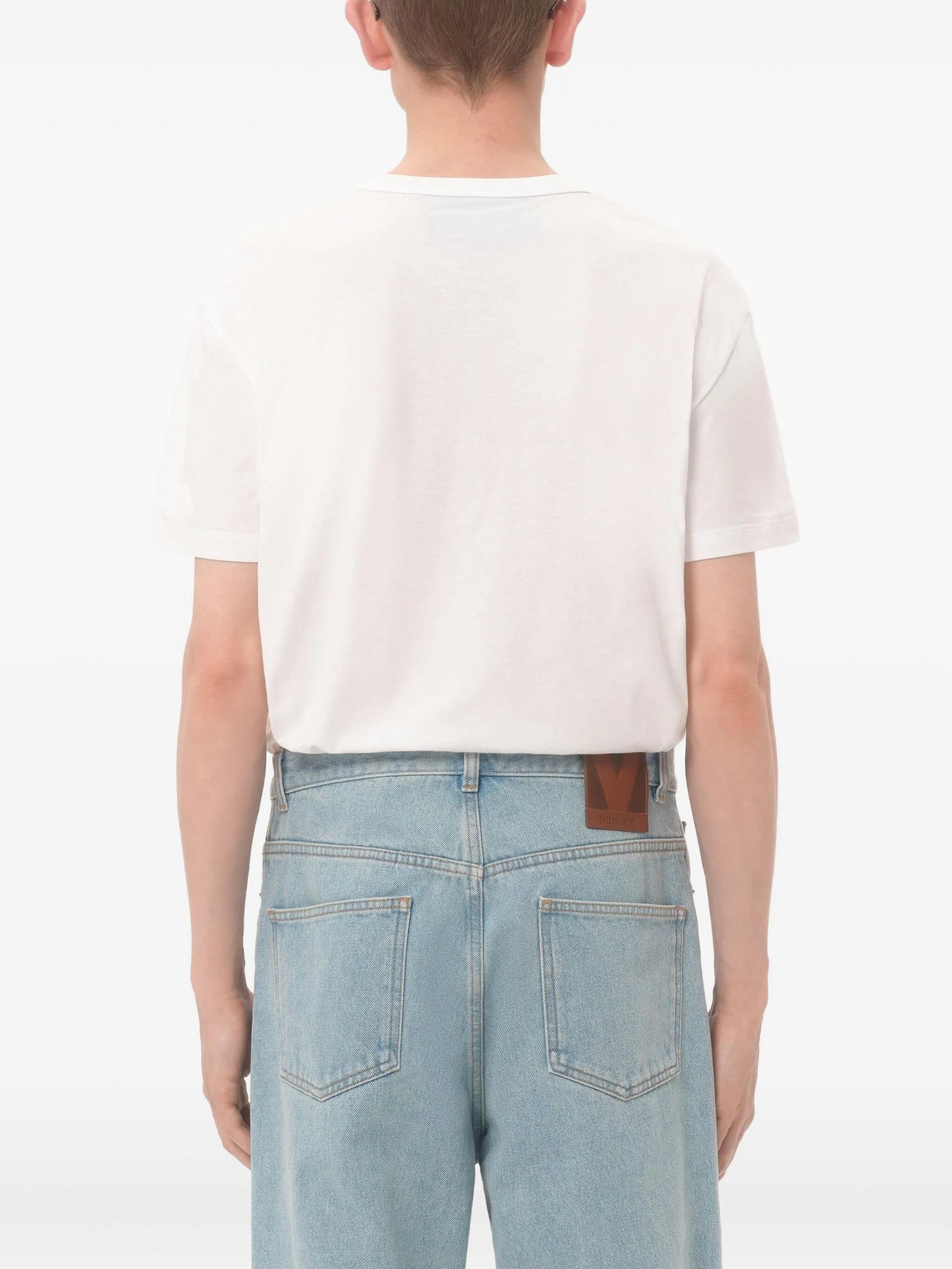 logo-embroidered crew-neck T-shirt