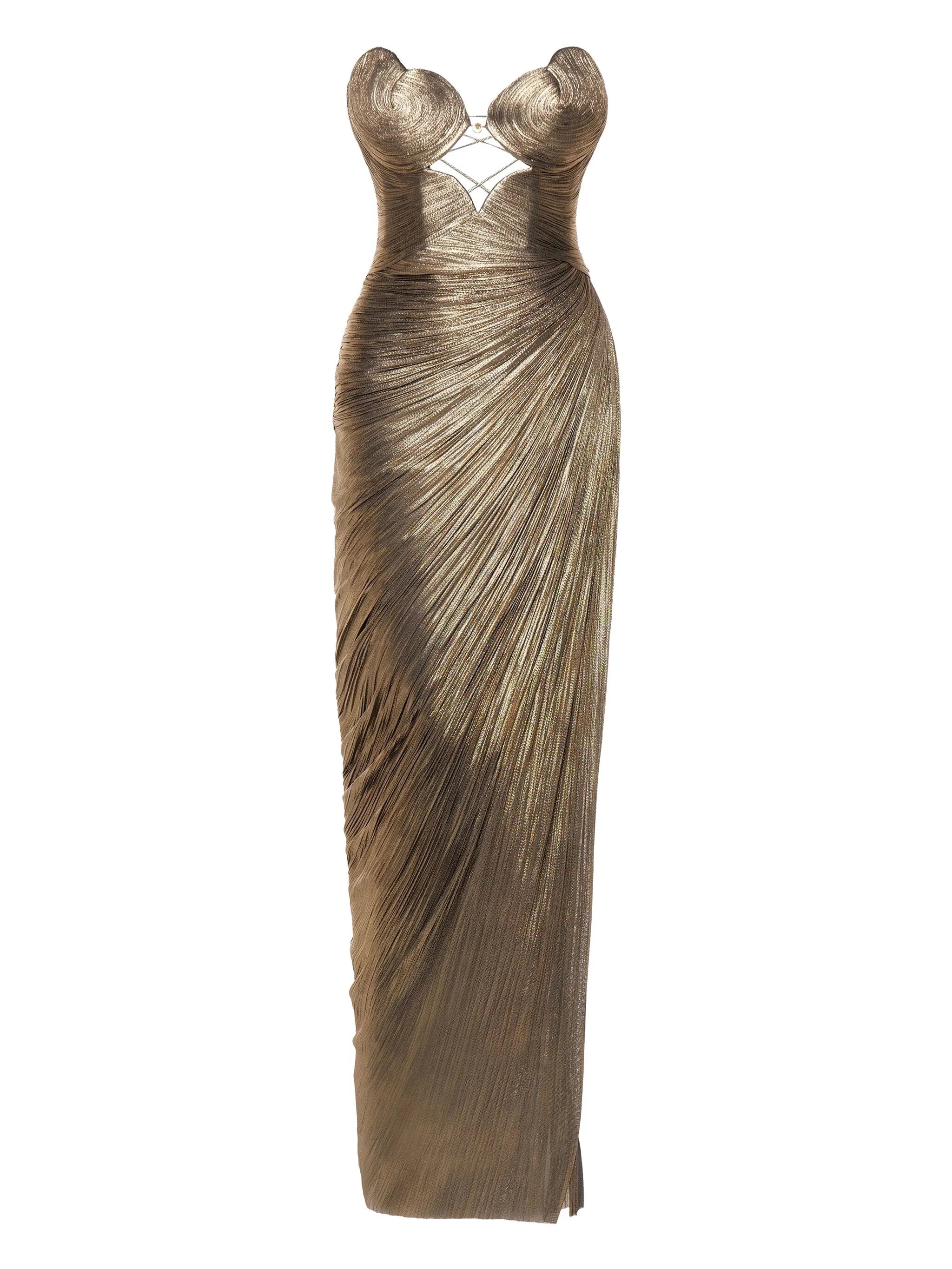 Amisha silk dress