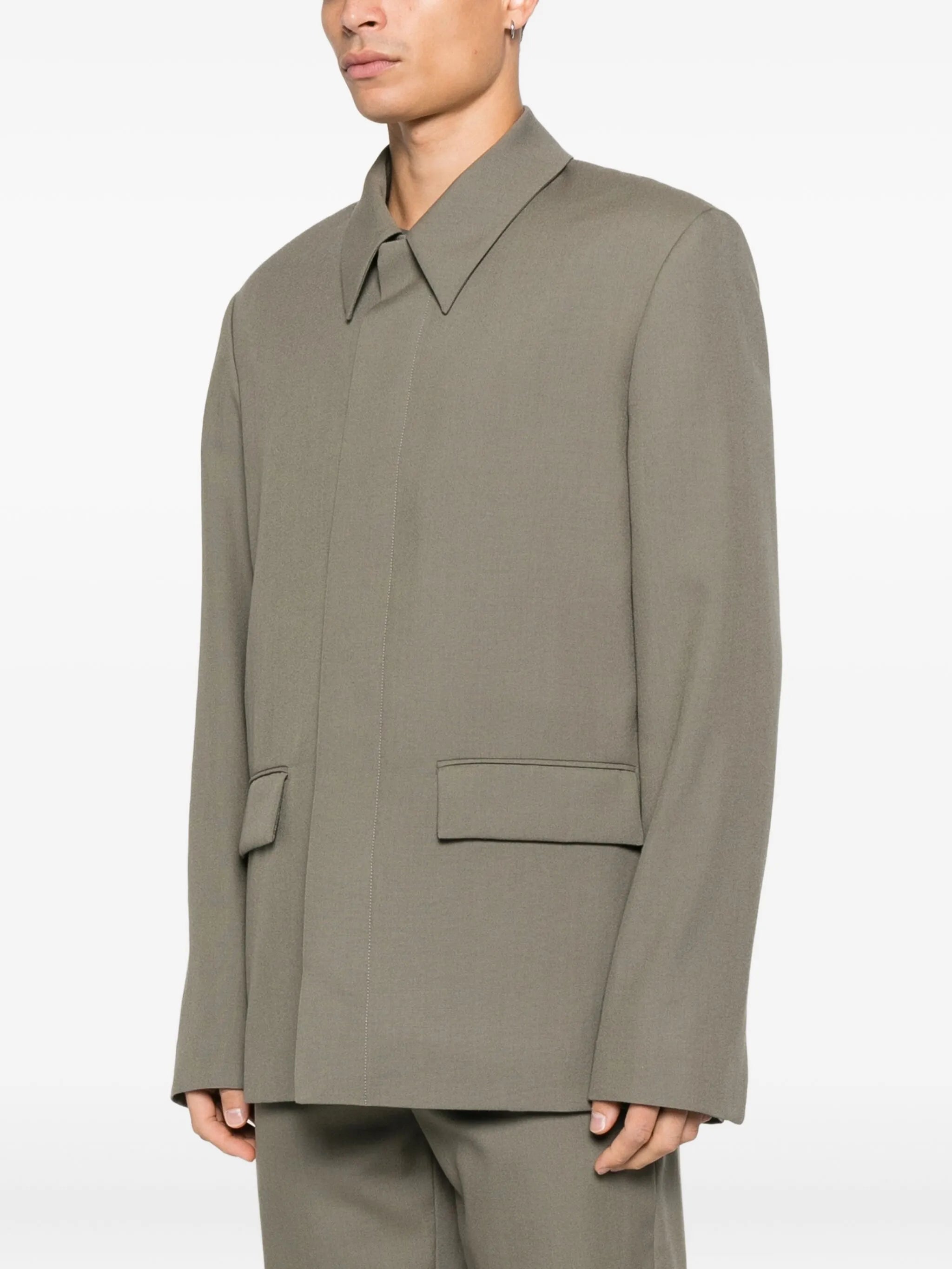 flap pockets jacket