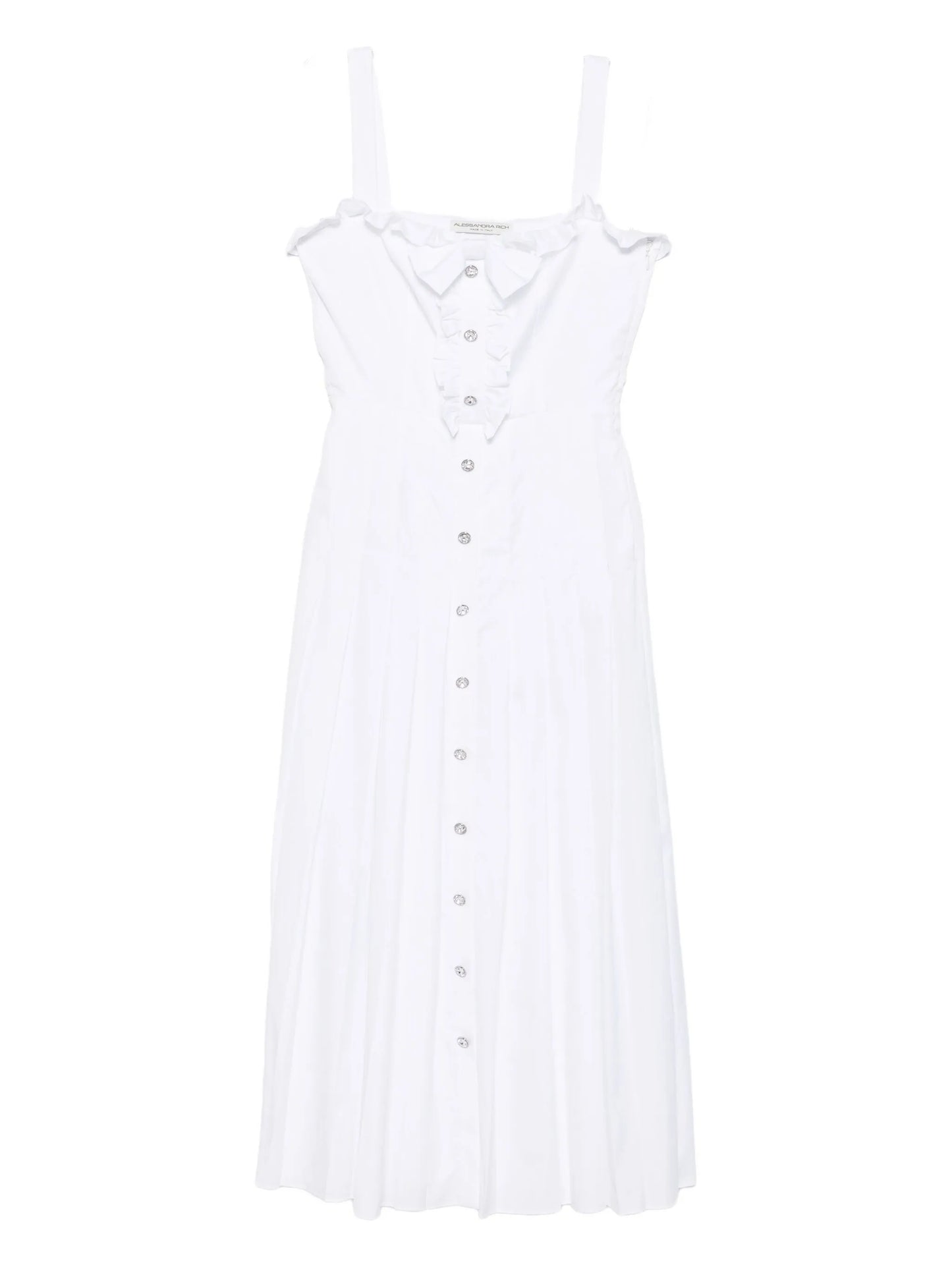 buttoned midi dress