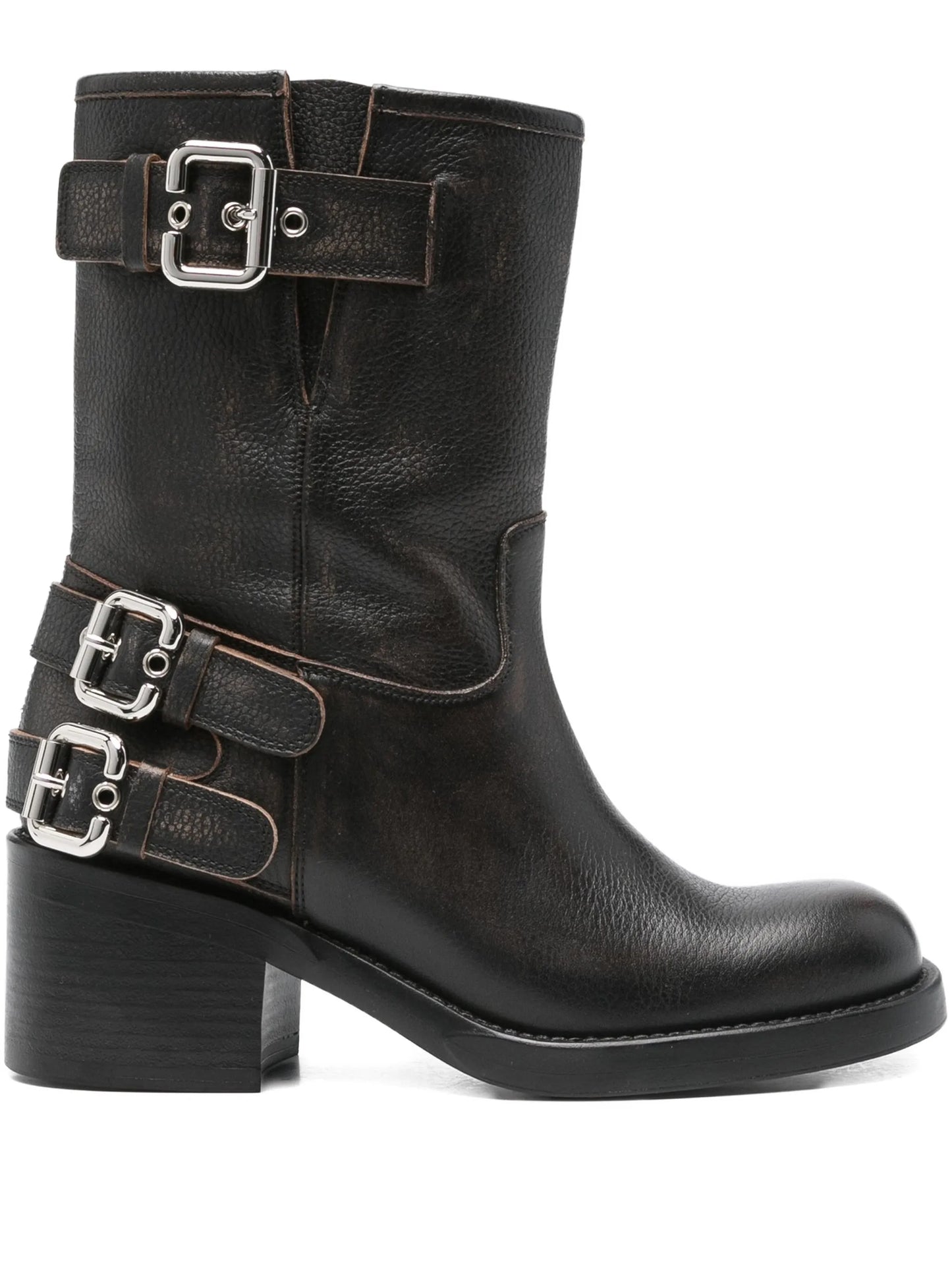 Dakota buckle-detail boots