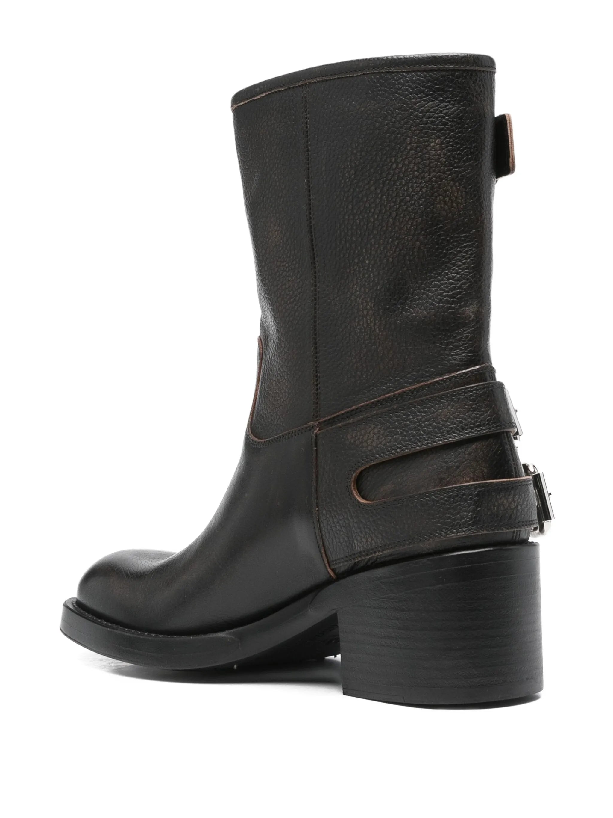 Dakota buckle-detail boots