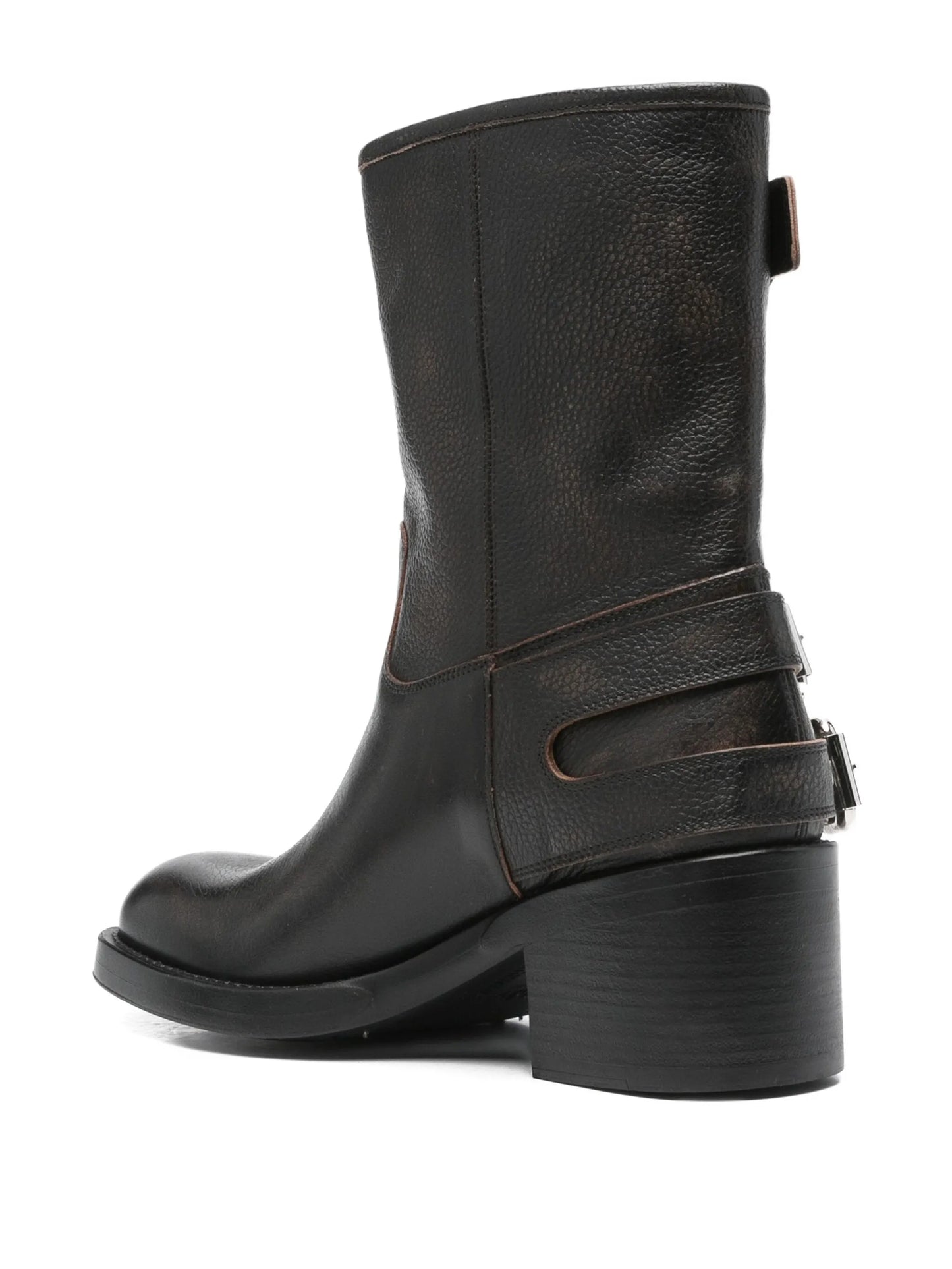 Dakota buckle-detail boots