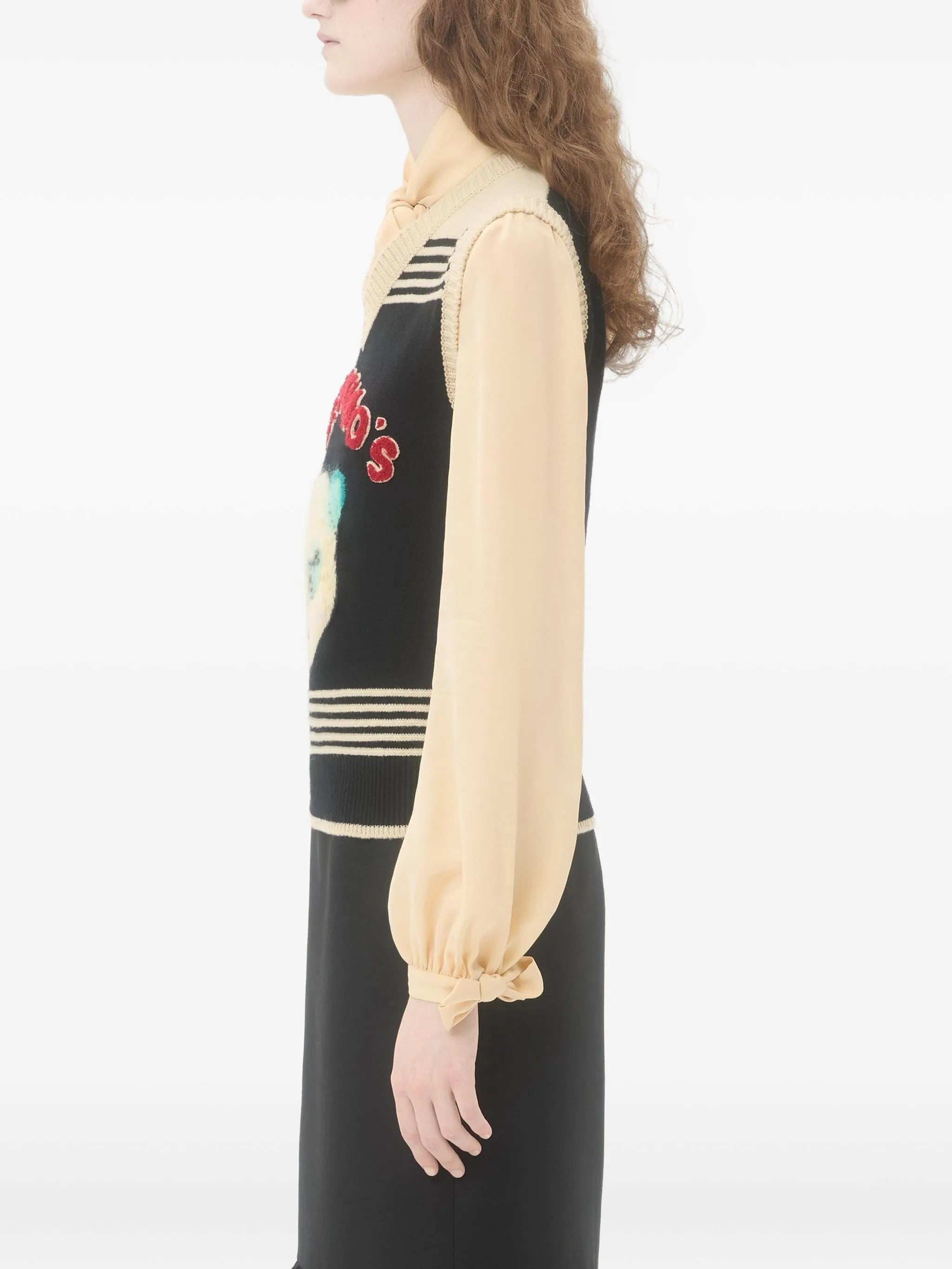 Le Chat De La Maison embroidered gilet