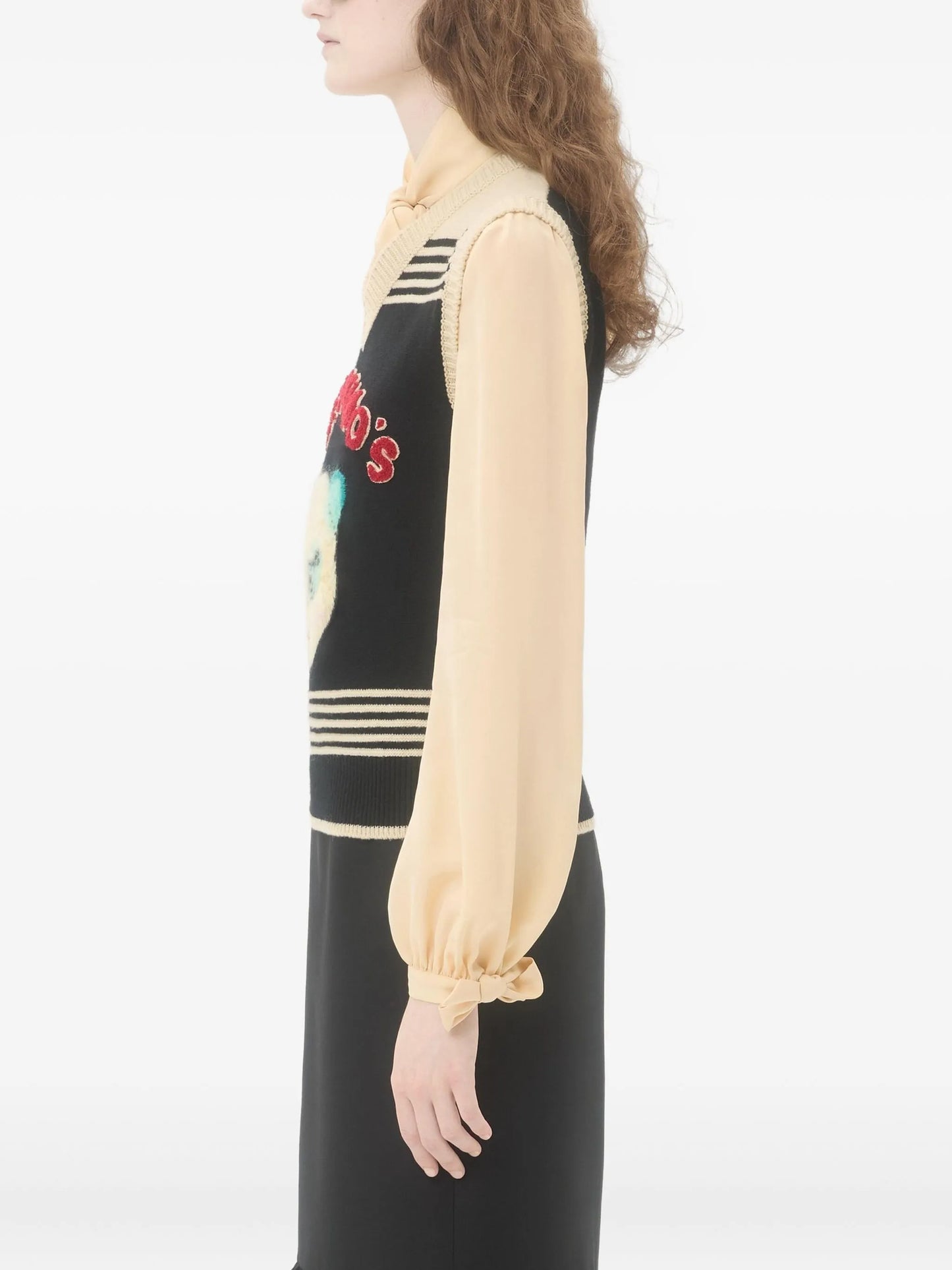 Le Chat De La Maison embroidered gilet