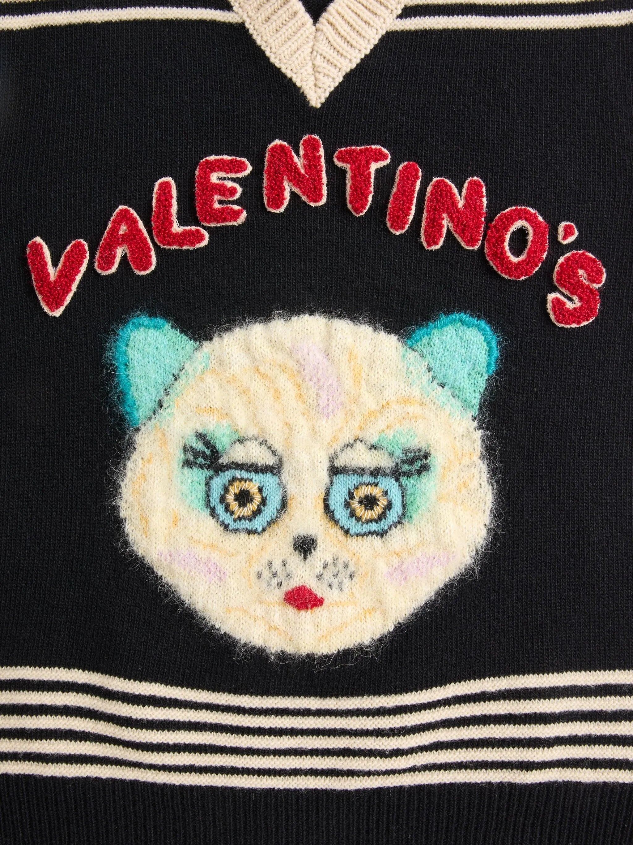 Le Chat De La Maison embroidered gilet