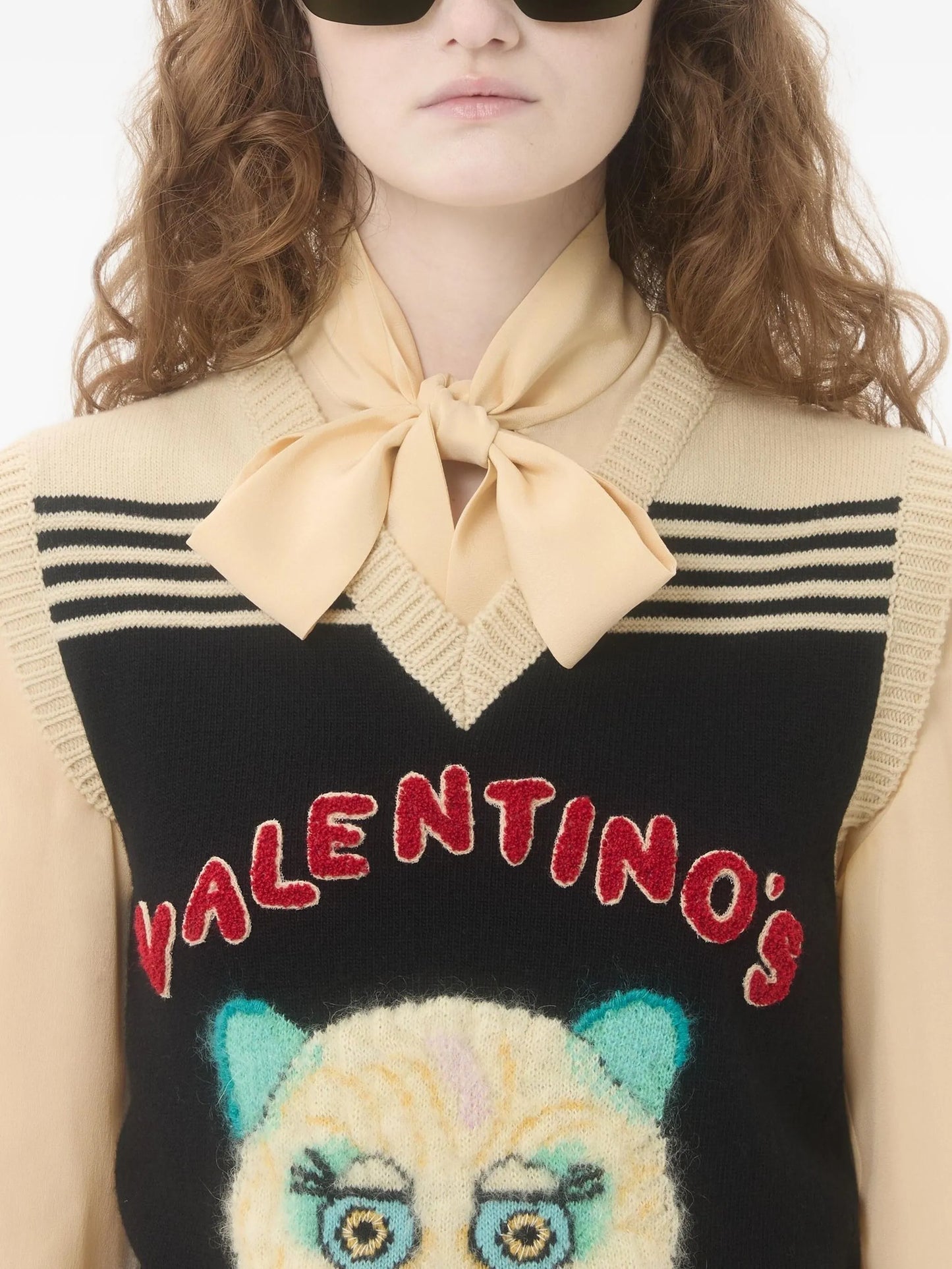 Le Chat De La Maison embroidered gilet