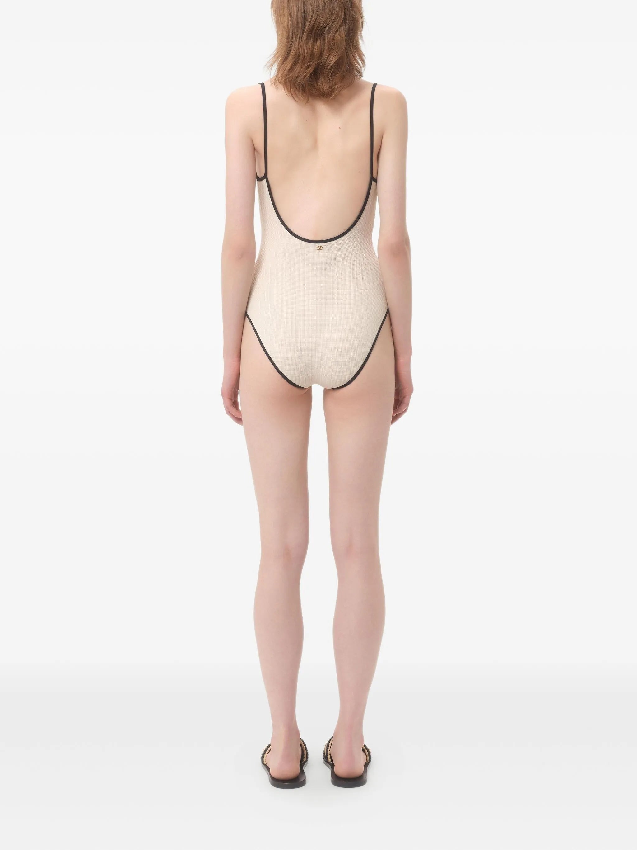 lycra piqué swimsuit