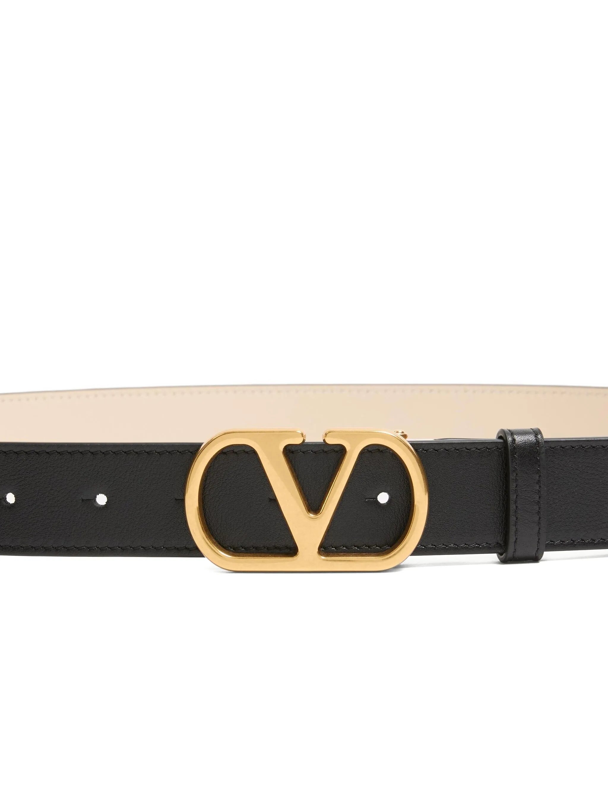VLogo reversible leather belt