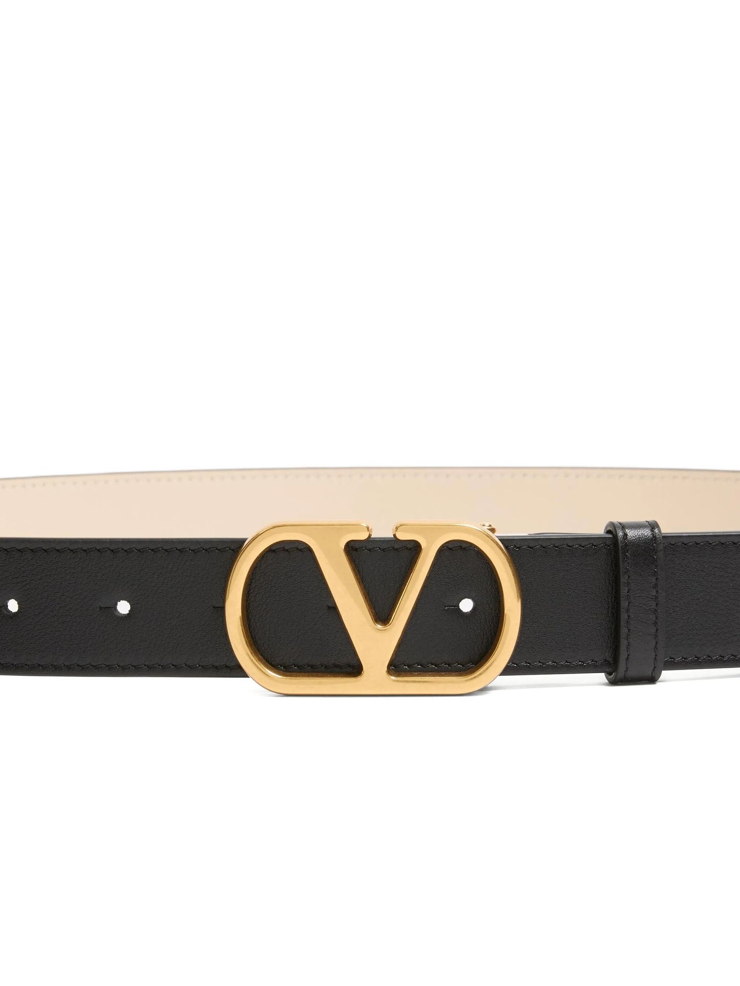 VLogo reversible leather belt