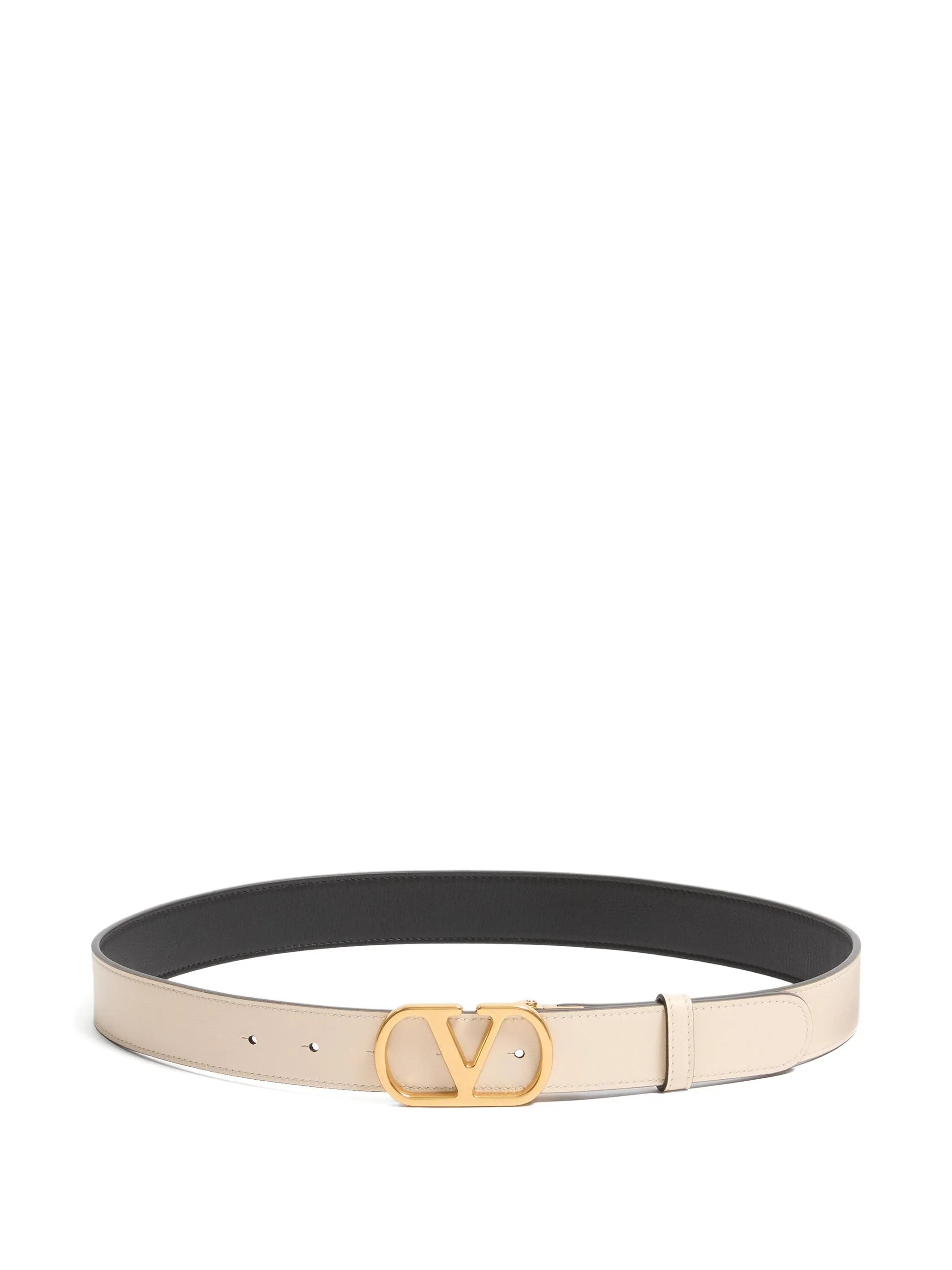 VLogo reversible leather belt