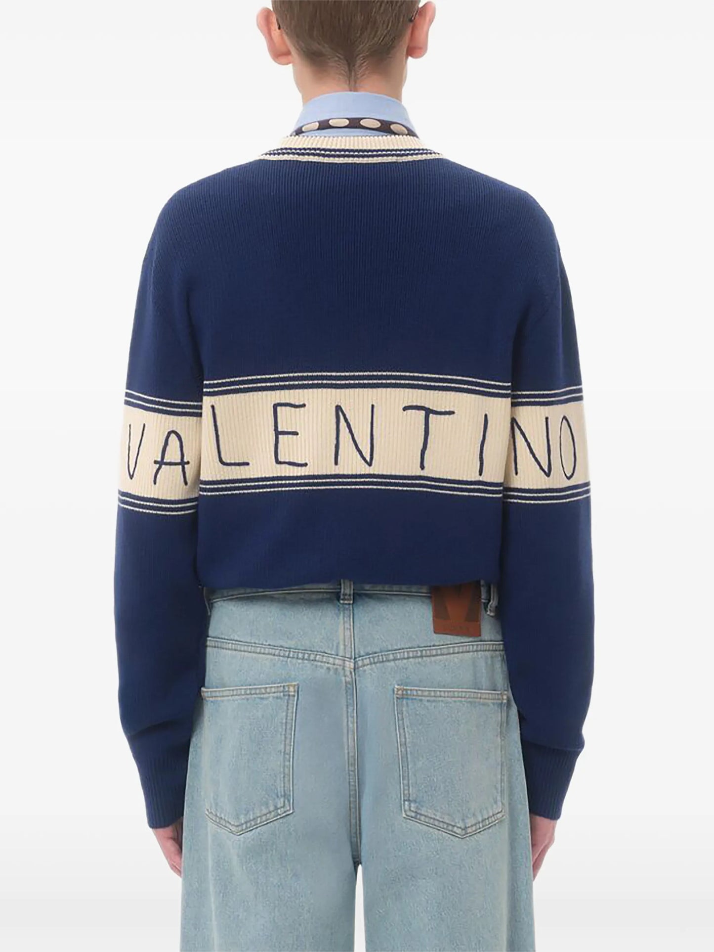 chez-jacquard sweater