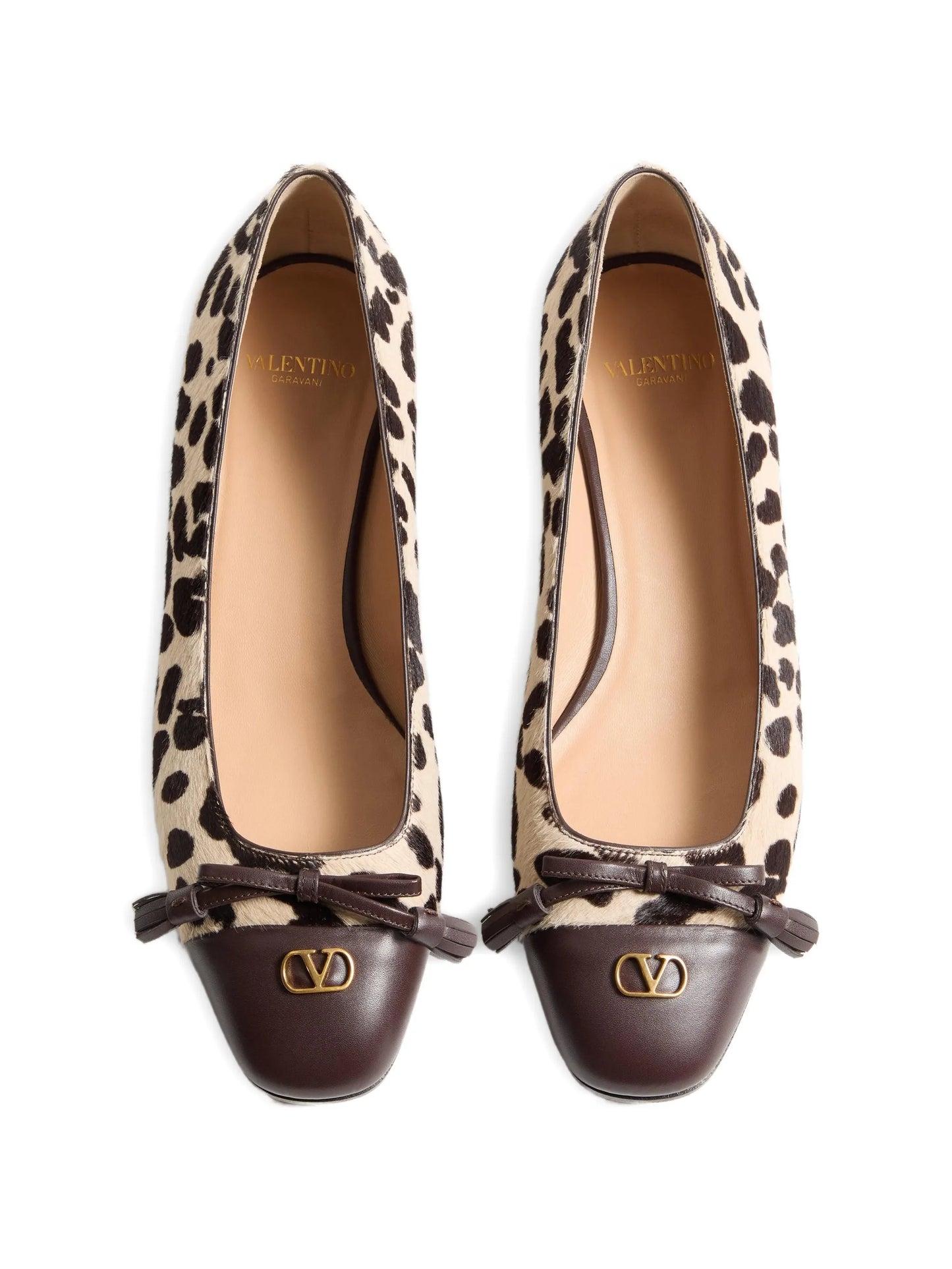 Valet Du Roi Ballerina in pony-effect calfskin 25mm