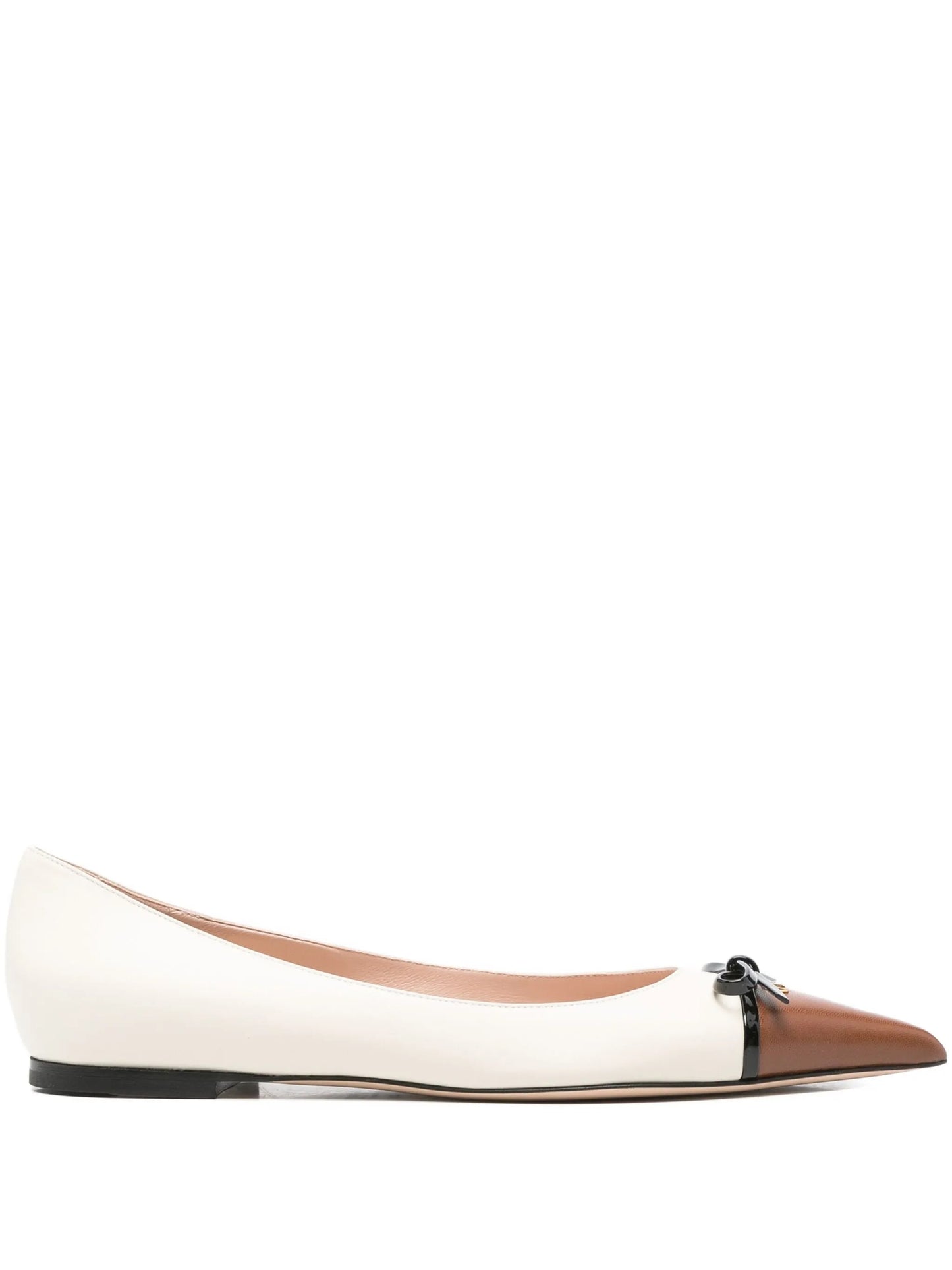 leather ballet flats