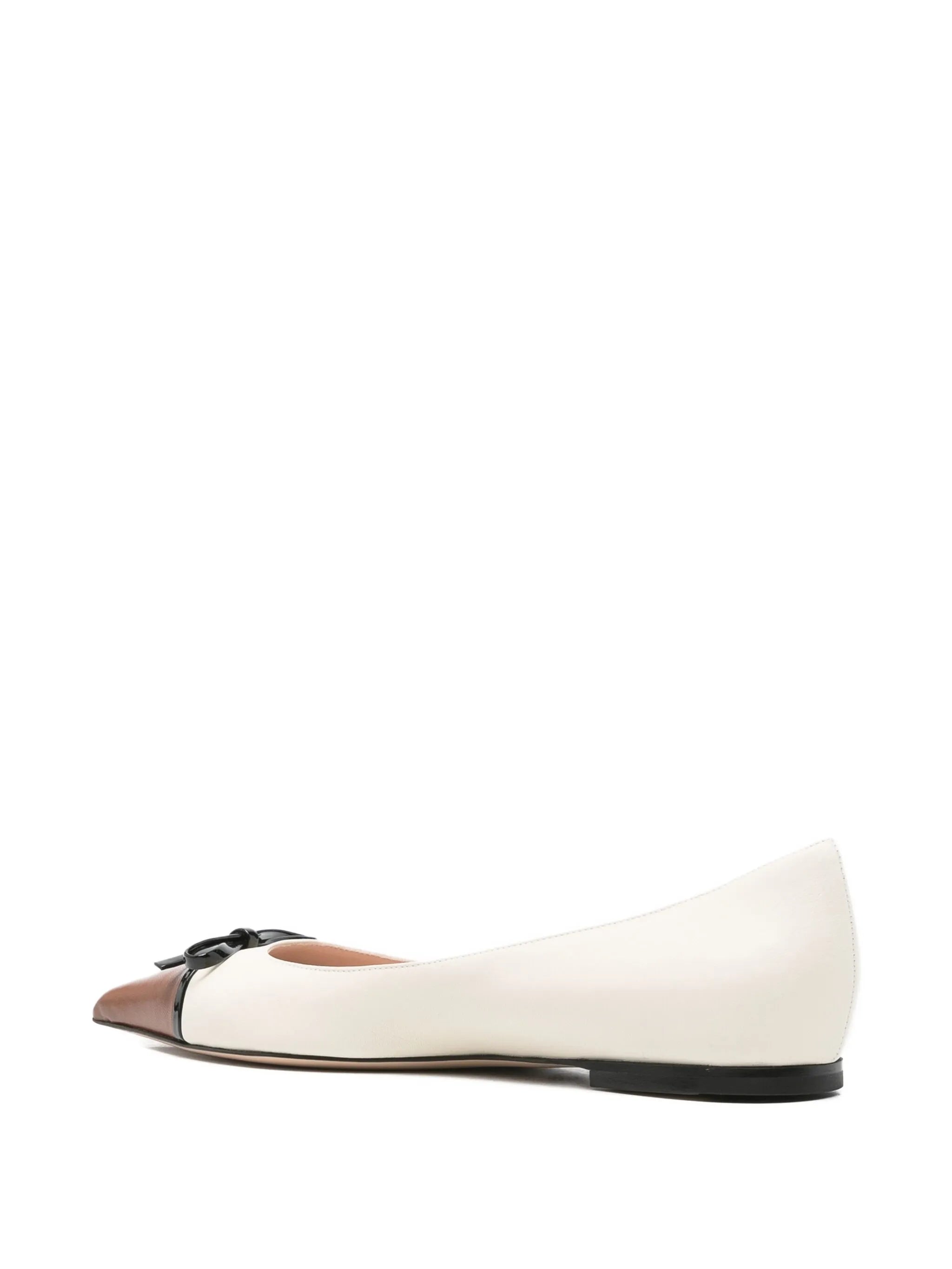 leather ballet flats