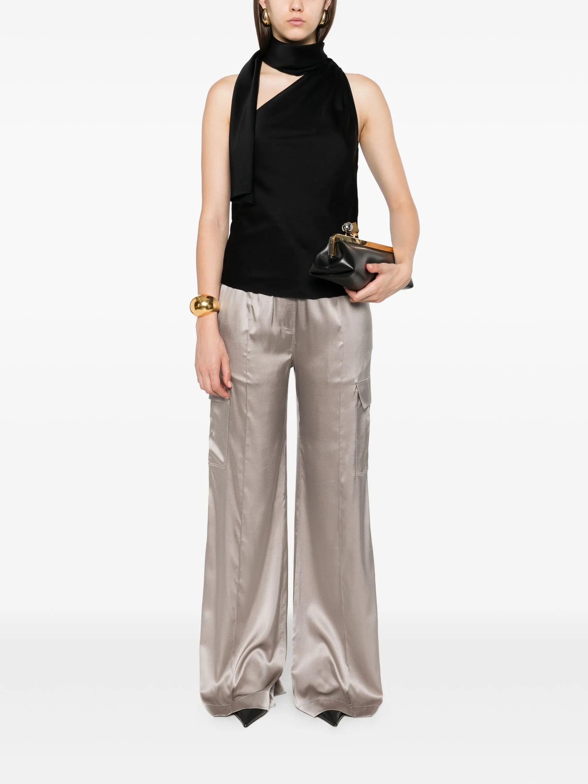 drawstring cargo pants