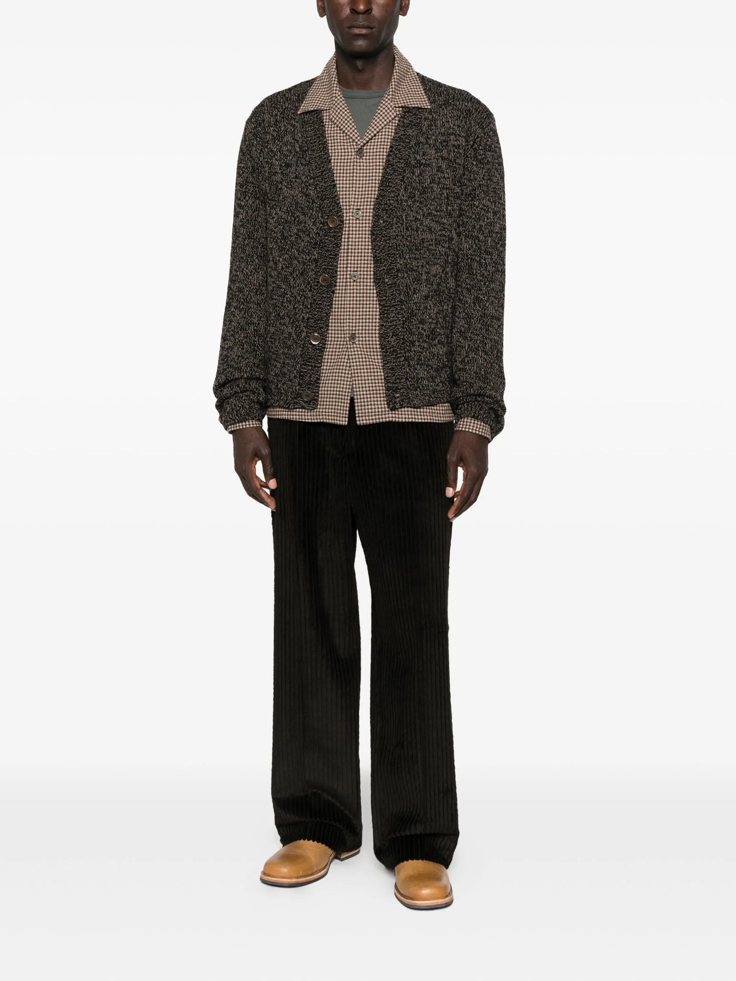 Academy V-neck wool cardigan