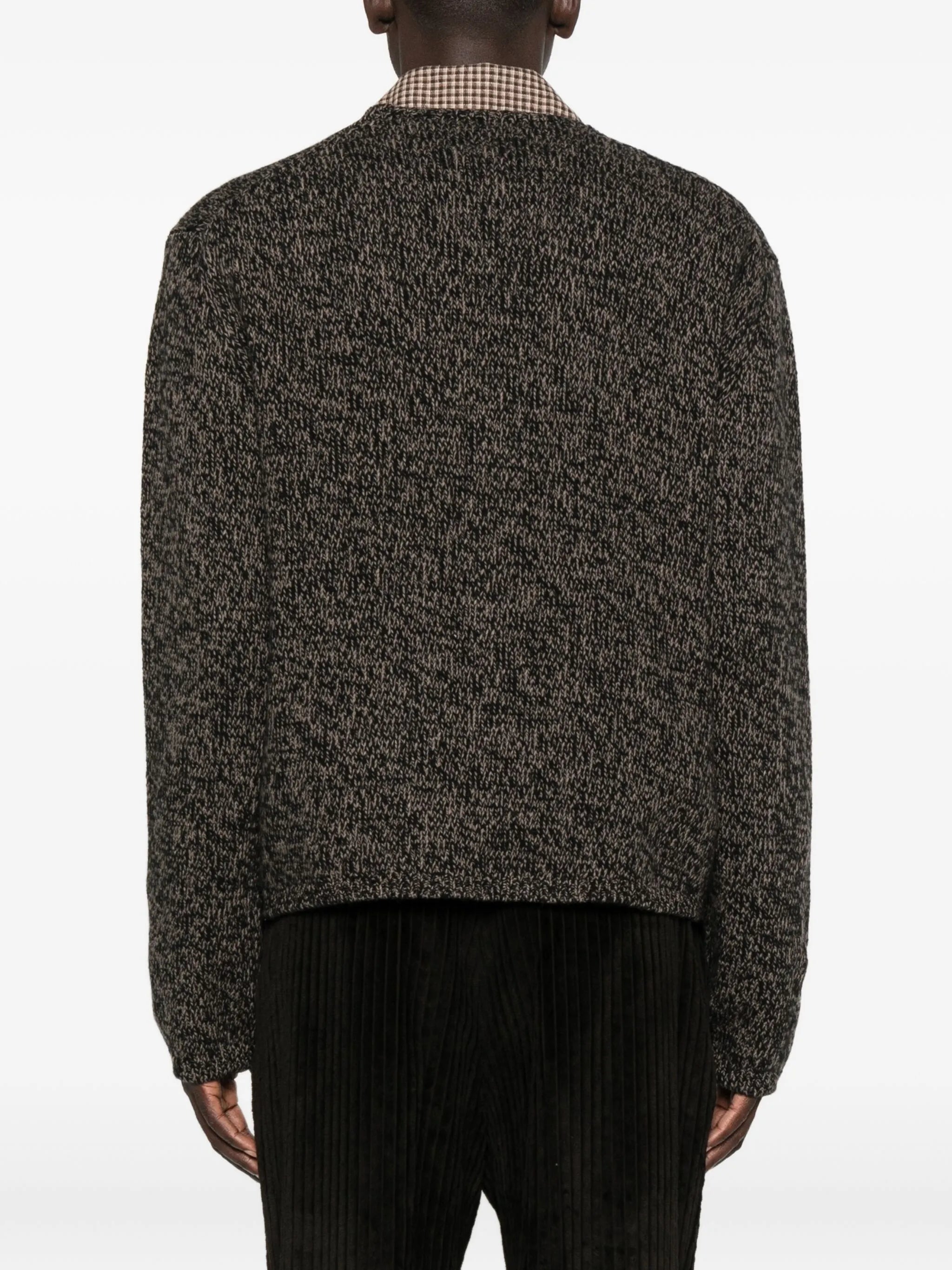Academy V-neck wool cardigan