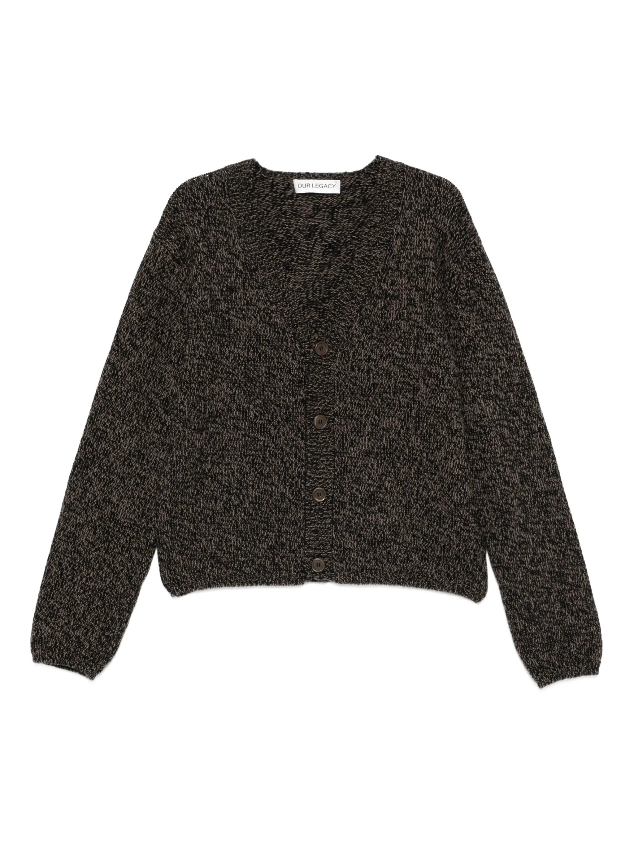 Academy V-neck wool cardigan