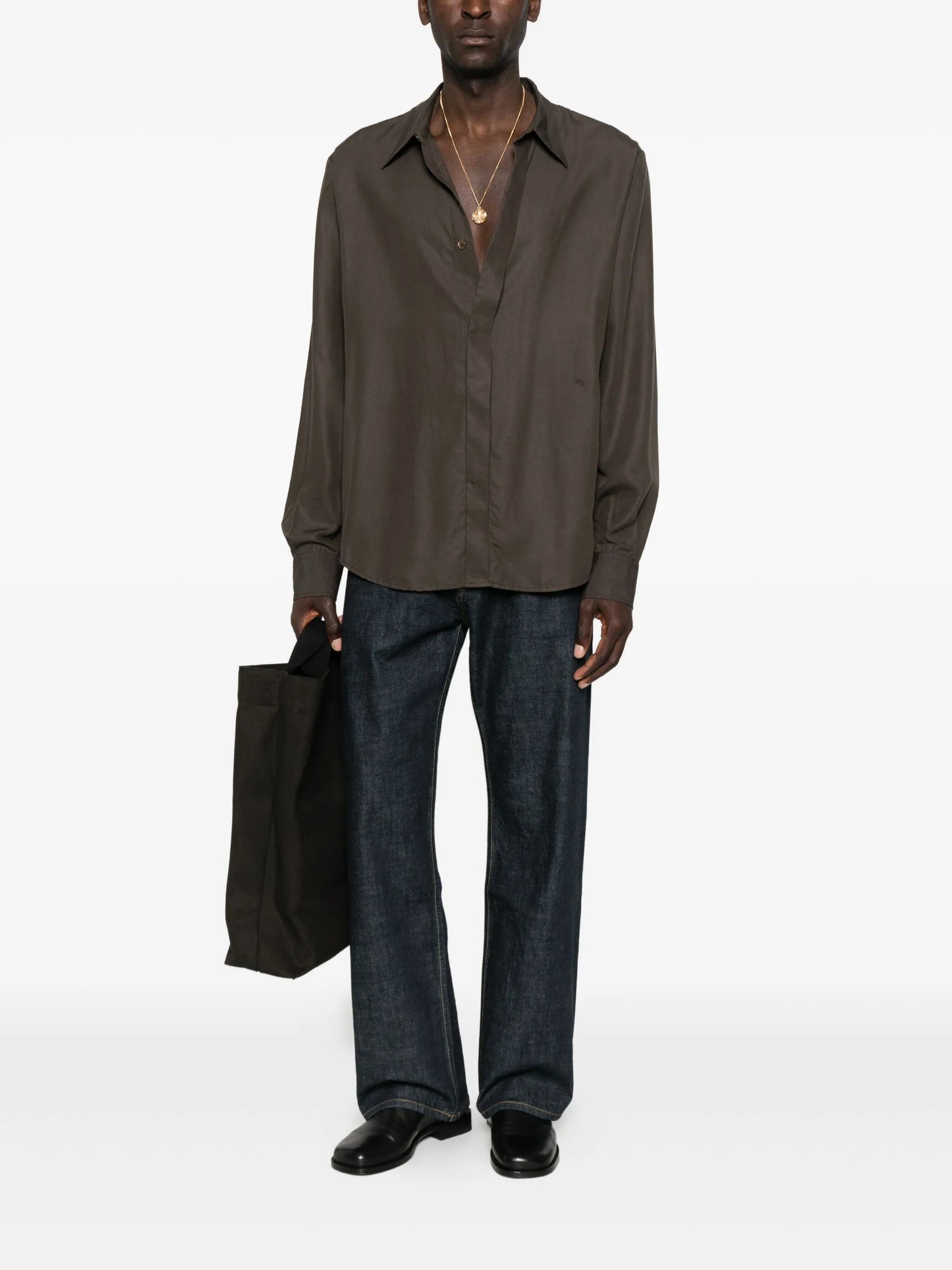 straight-leg jeans