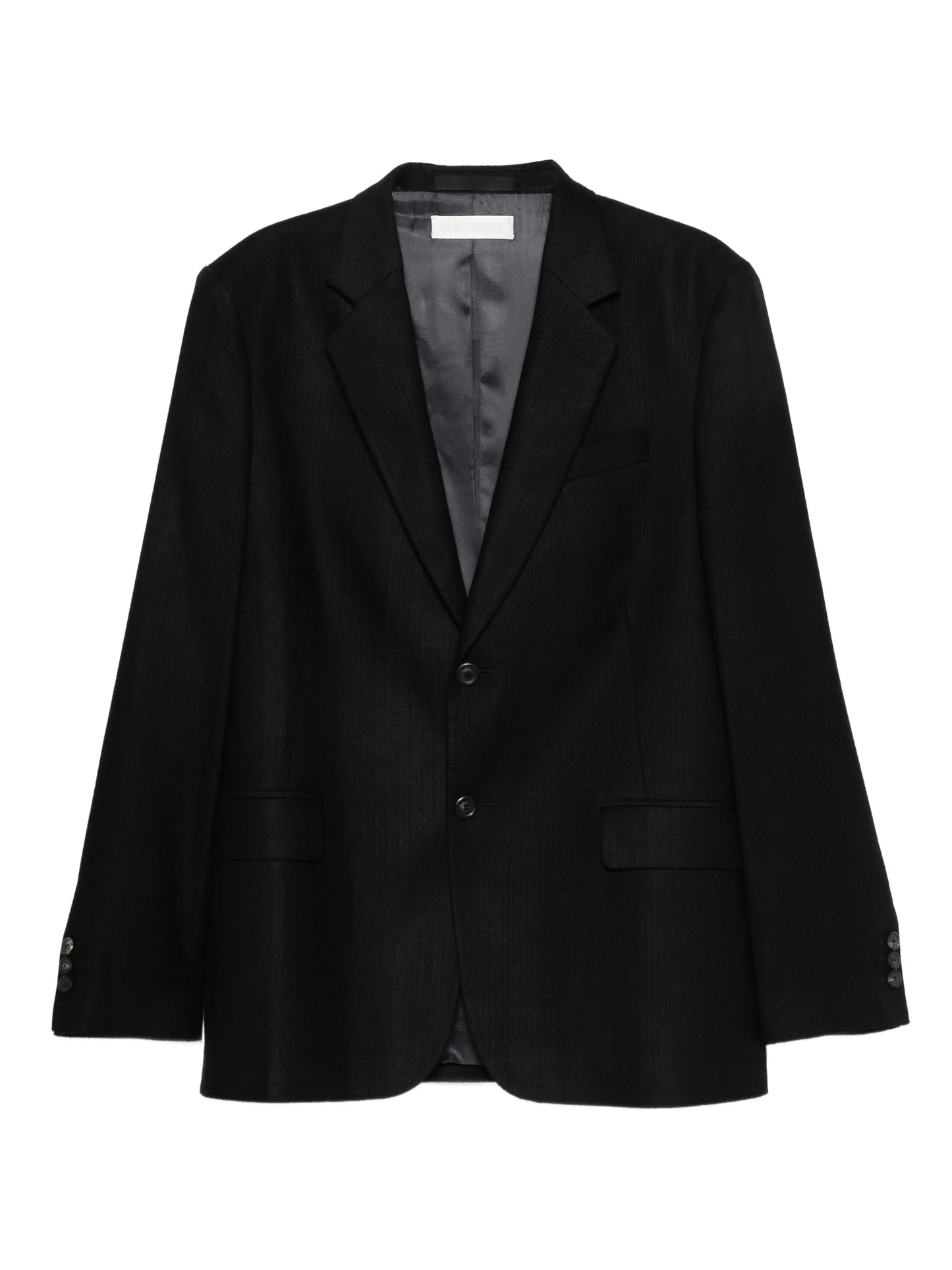 pinstriped blazer