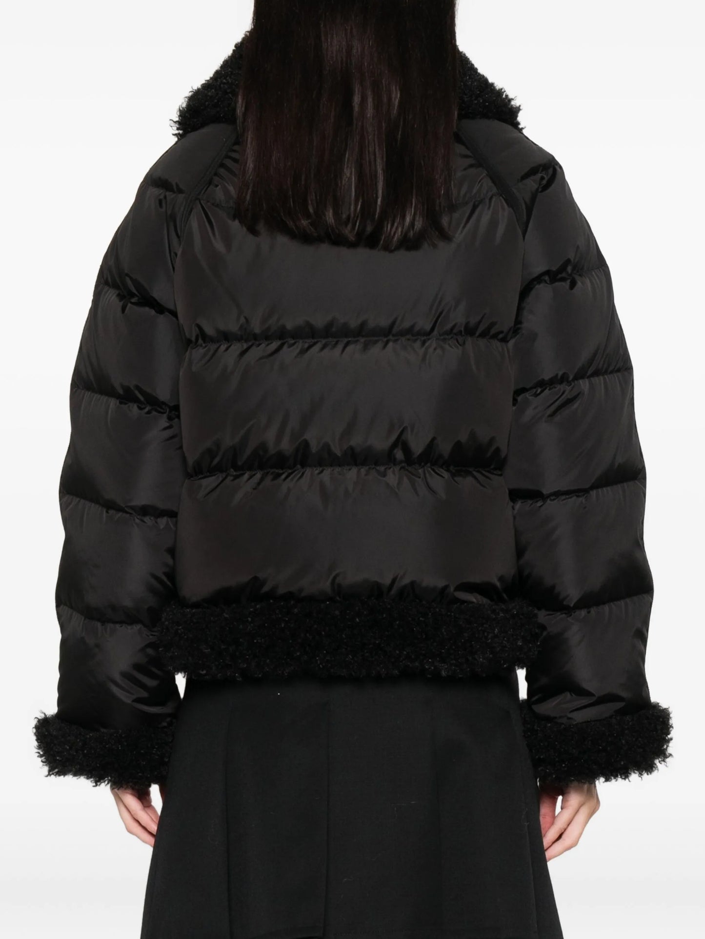 zipped bomber jacket