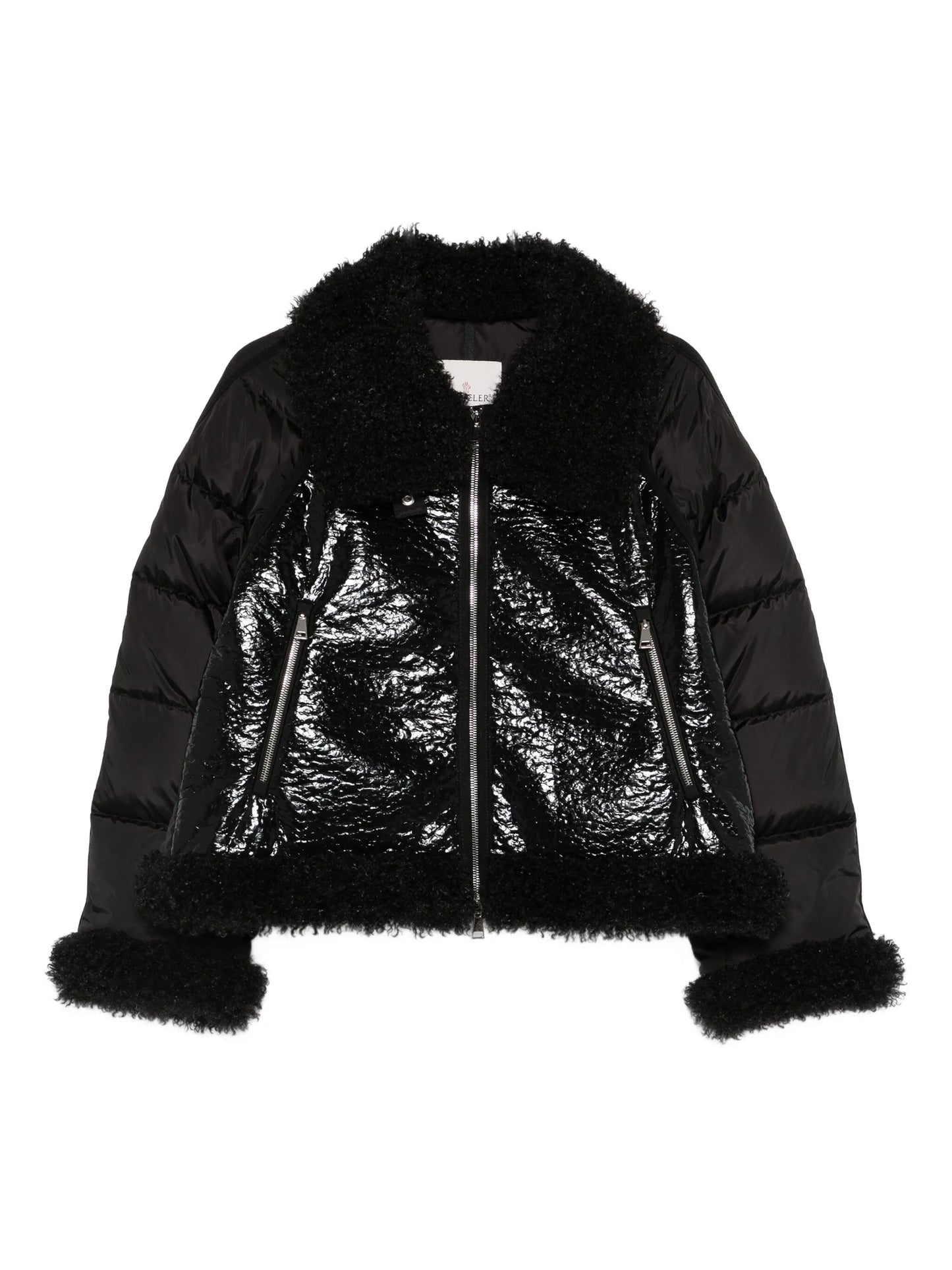 zipped bomber jacket