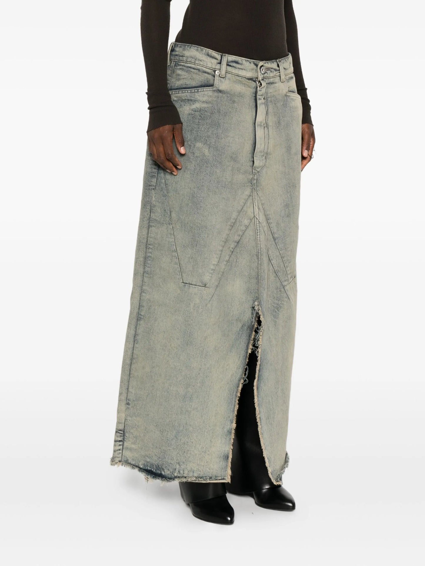 cotton denim skirt