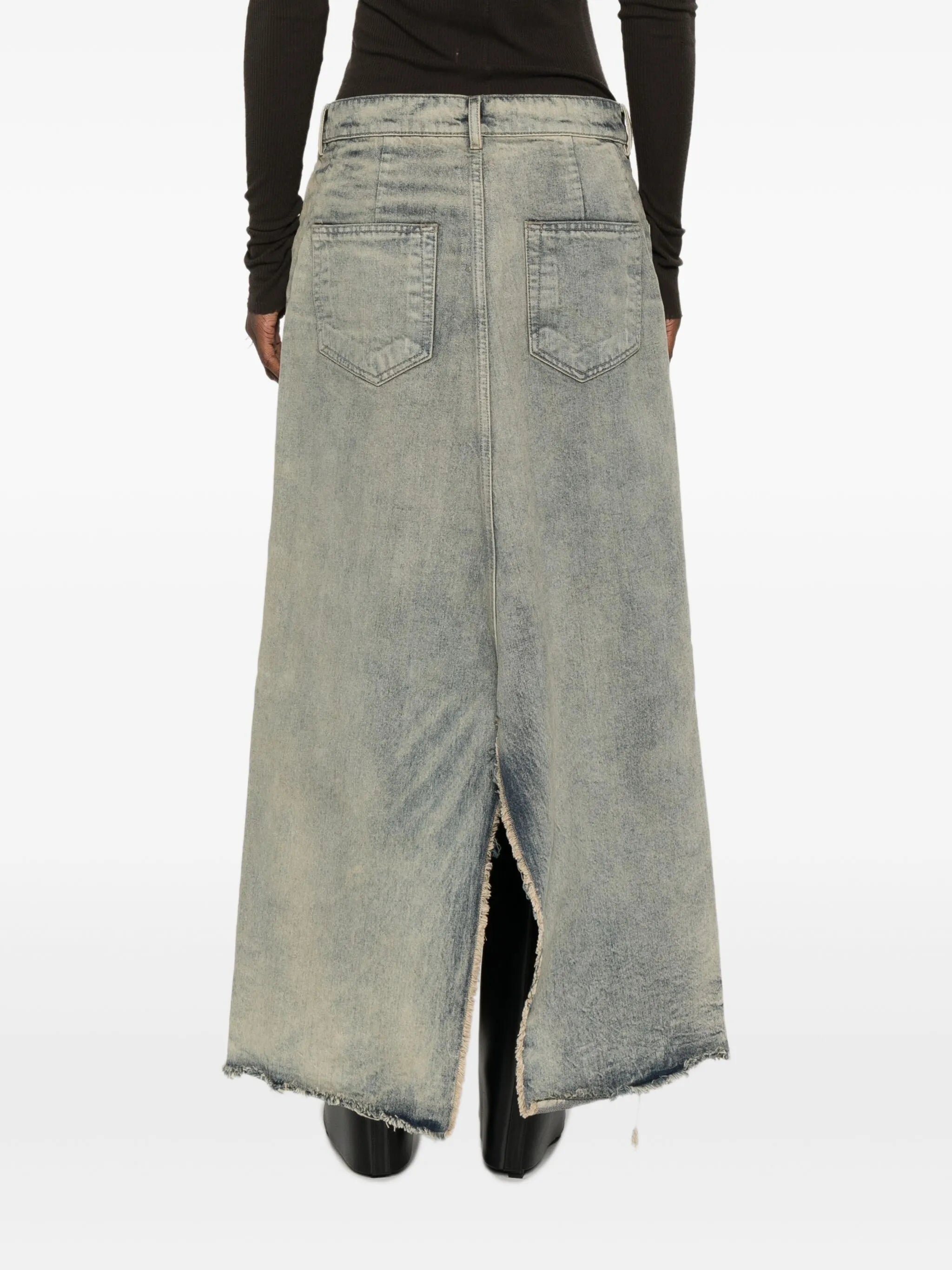 cotton denim skirt