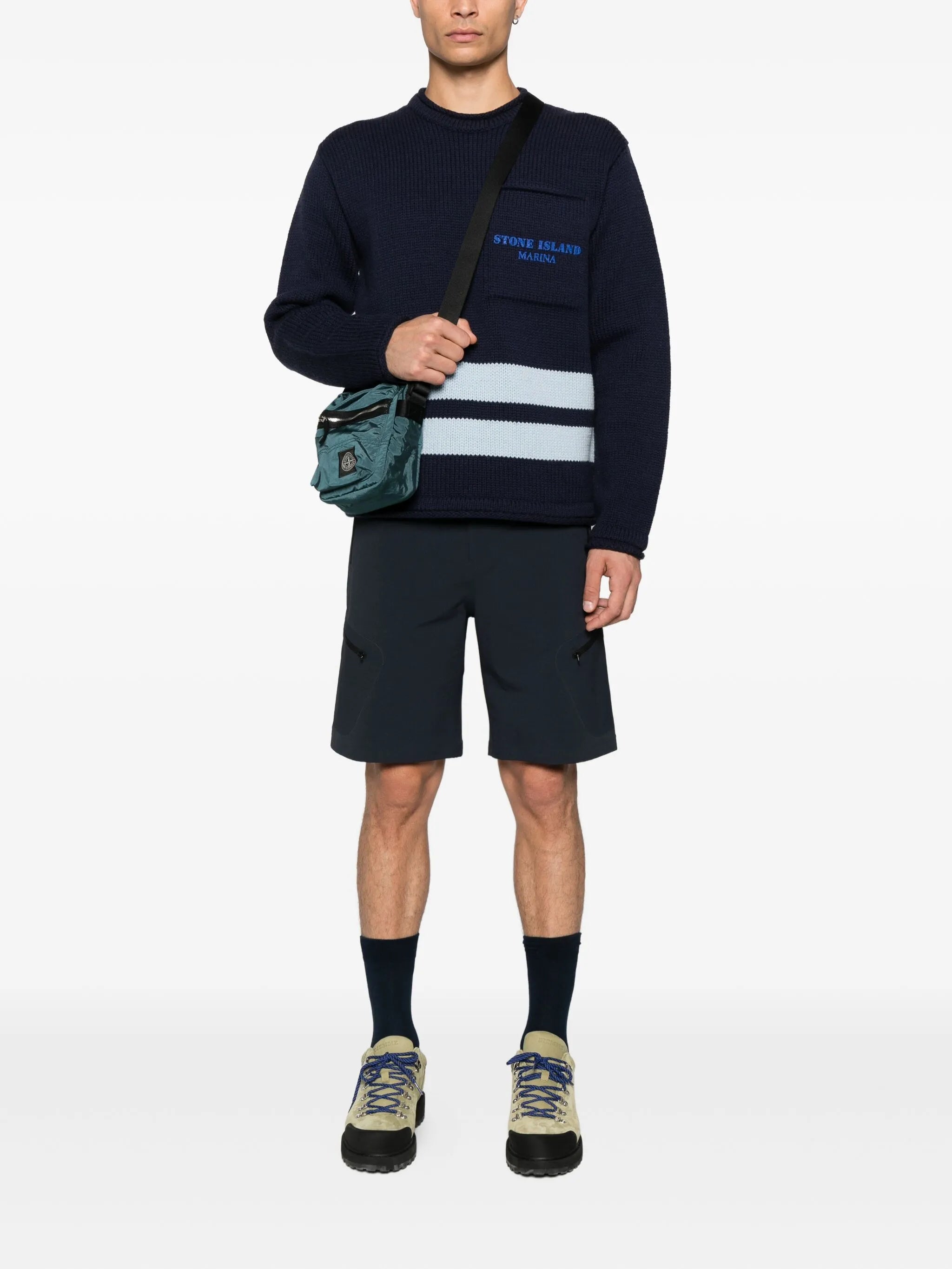 logo-print sweater