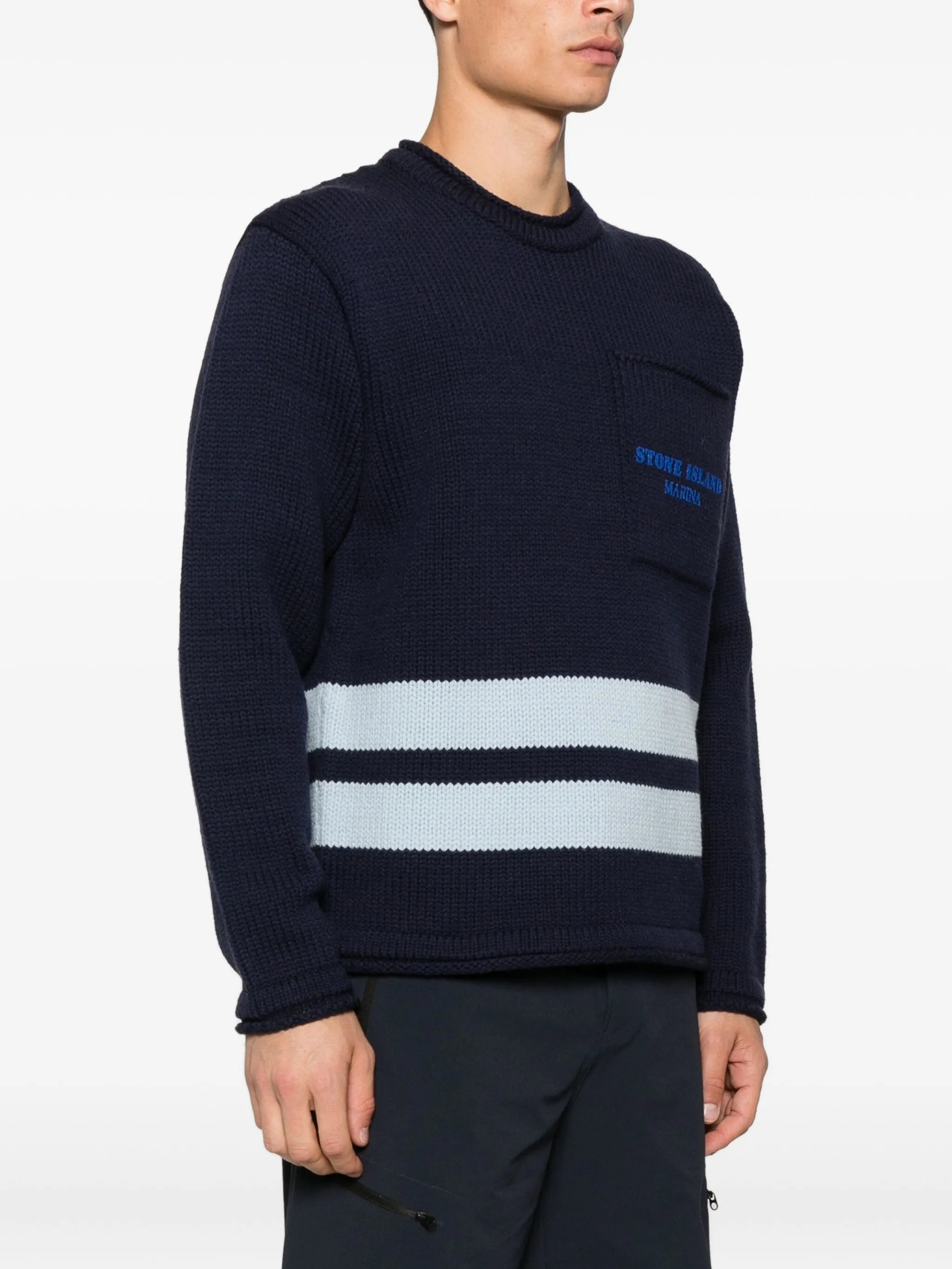 logo-print sweater