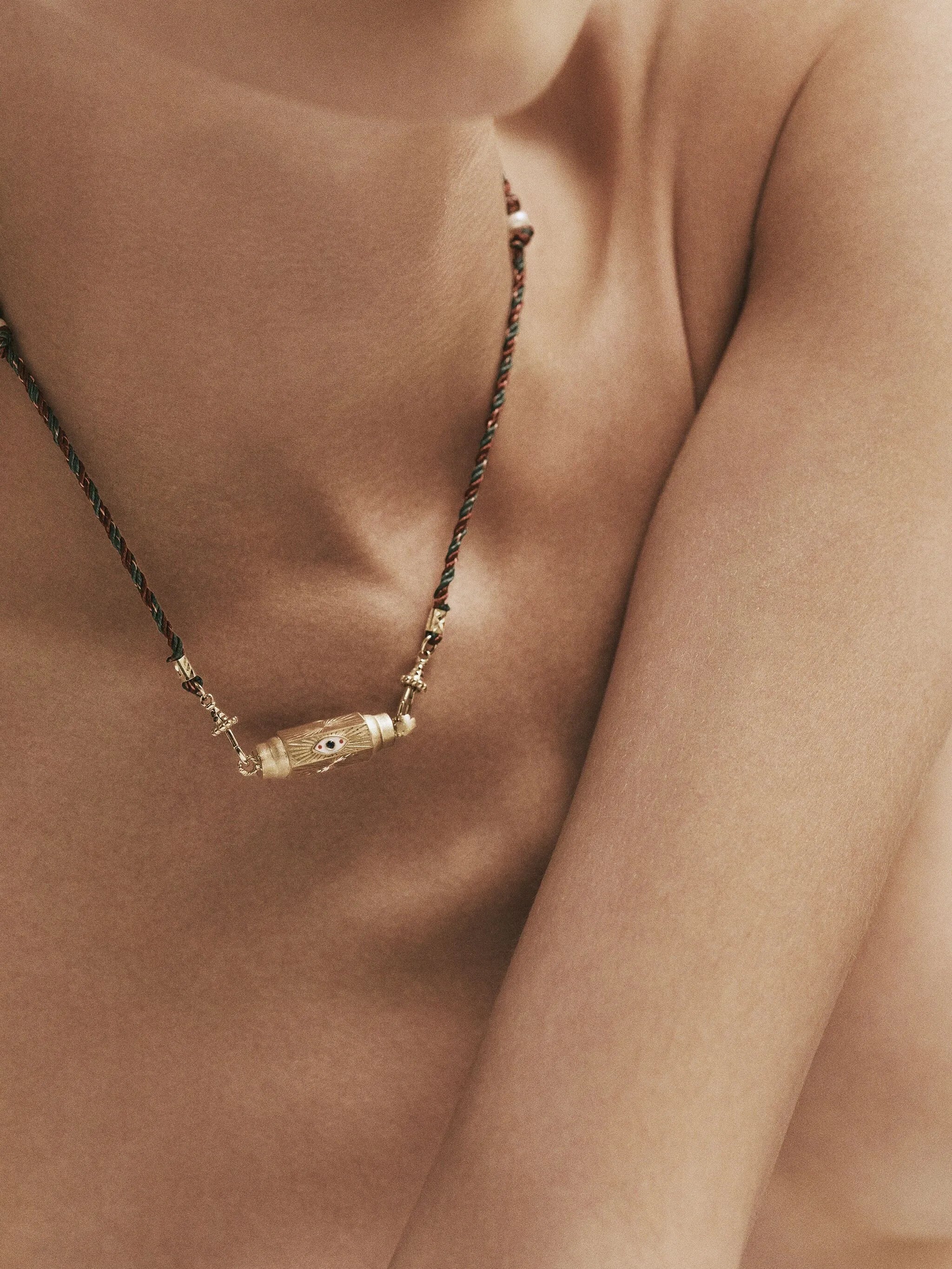14CT gold Mauli necklace