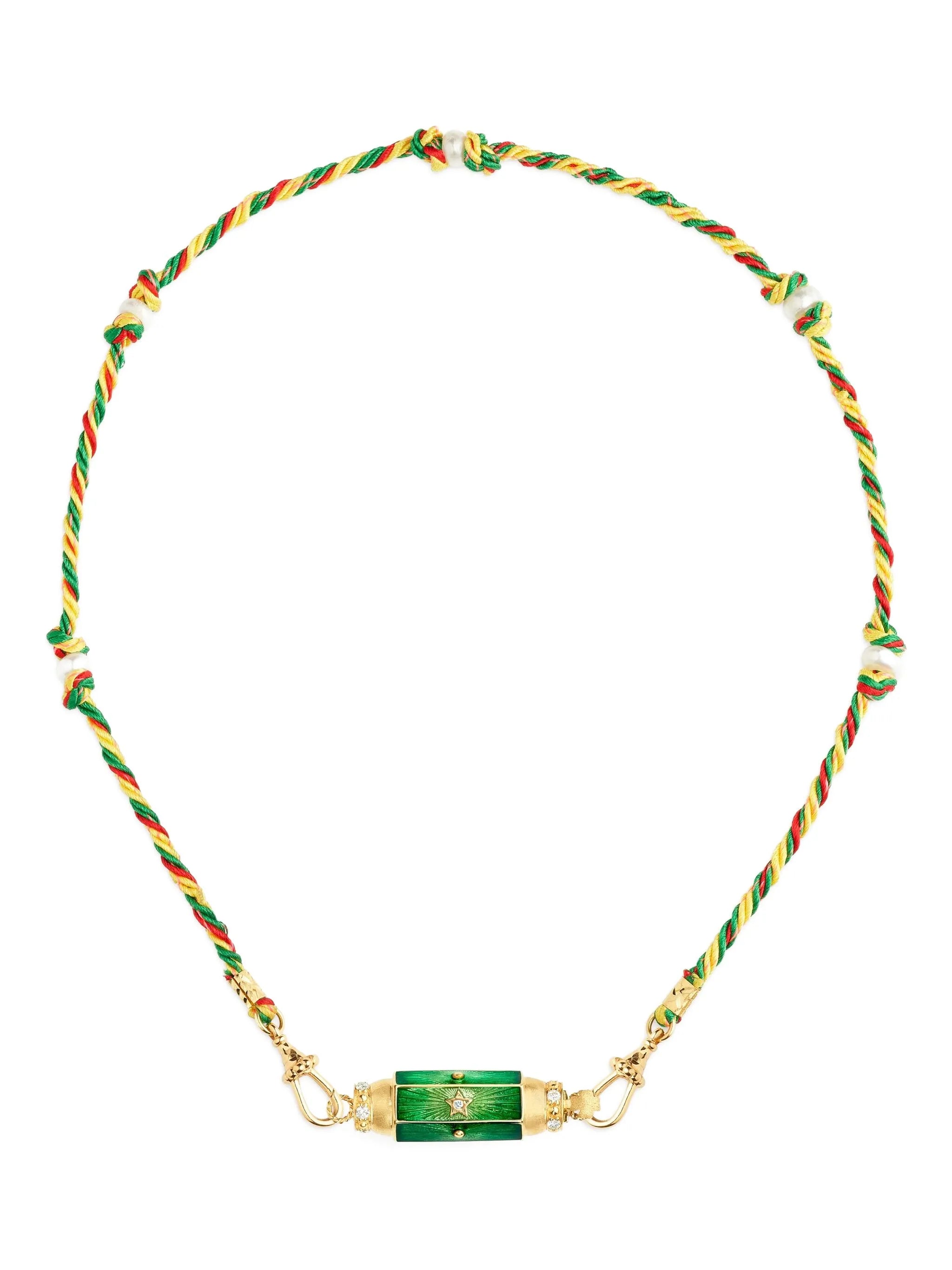 14CT gold Mauli necklace