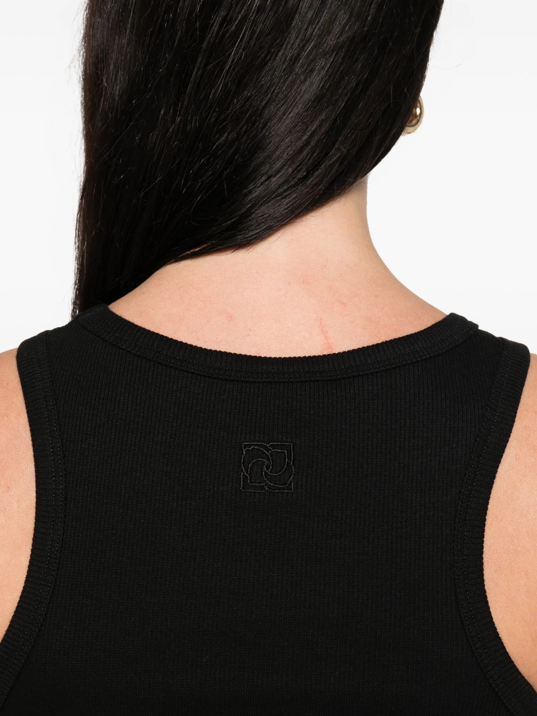 knot-detail tank top