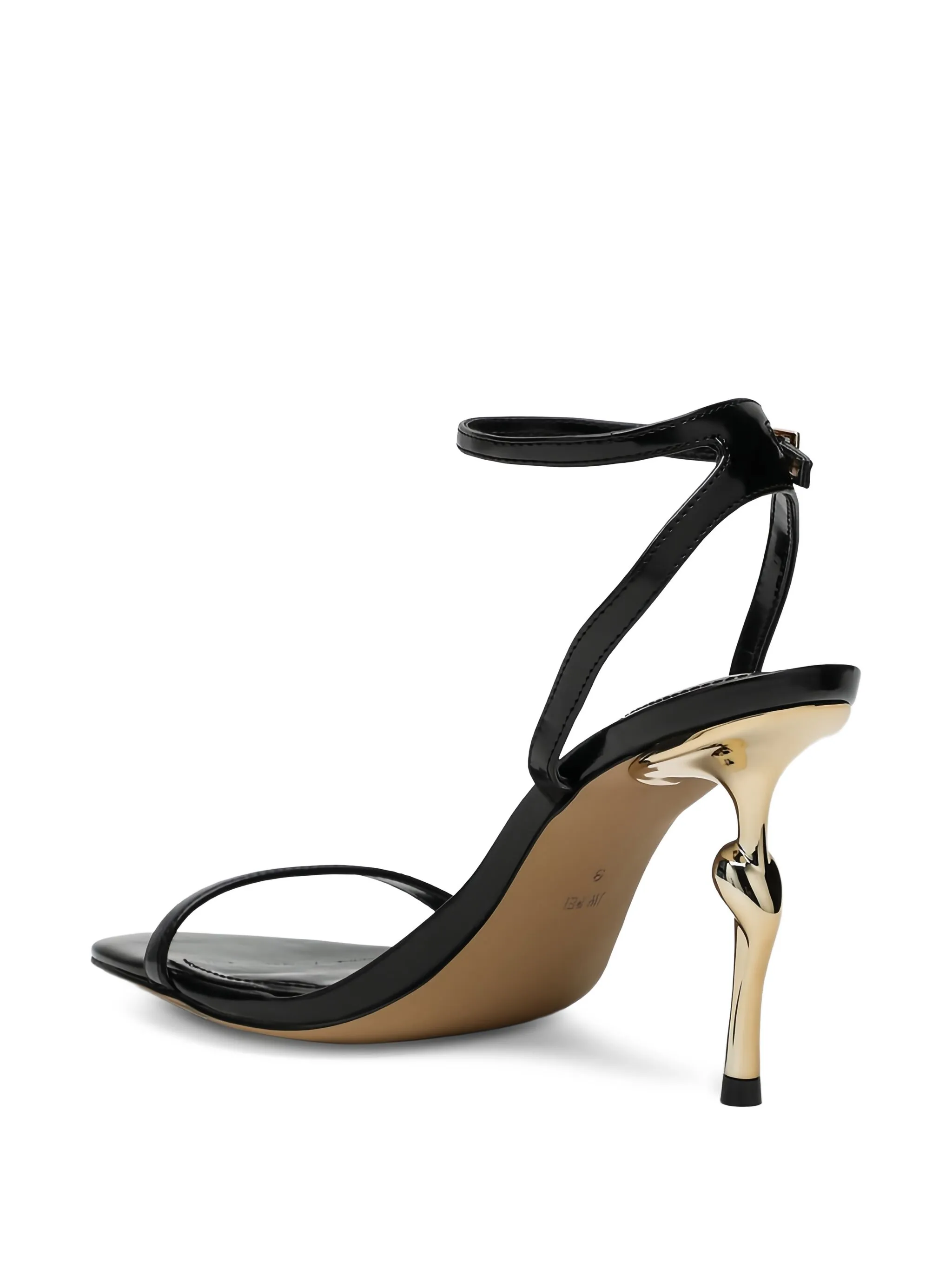 Alivia gold metal heel sandals