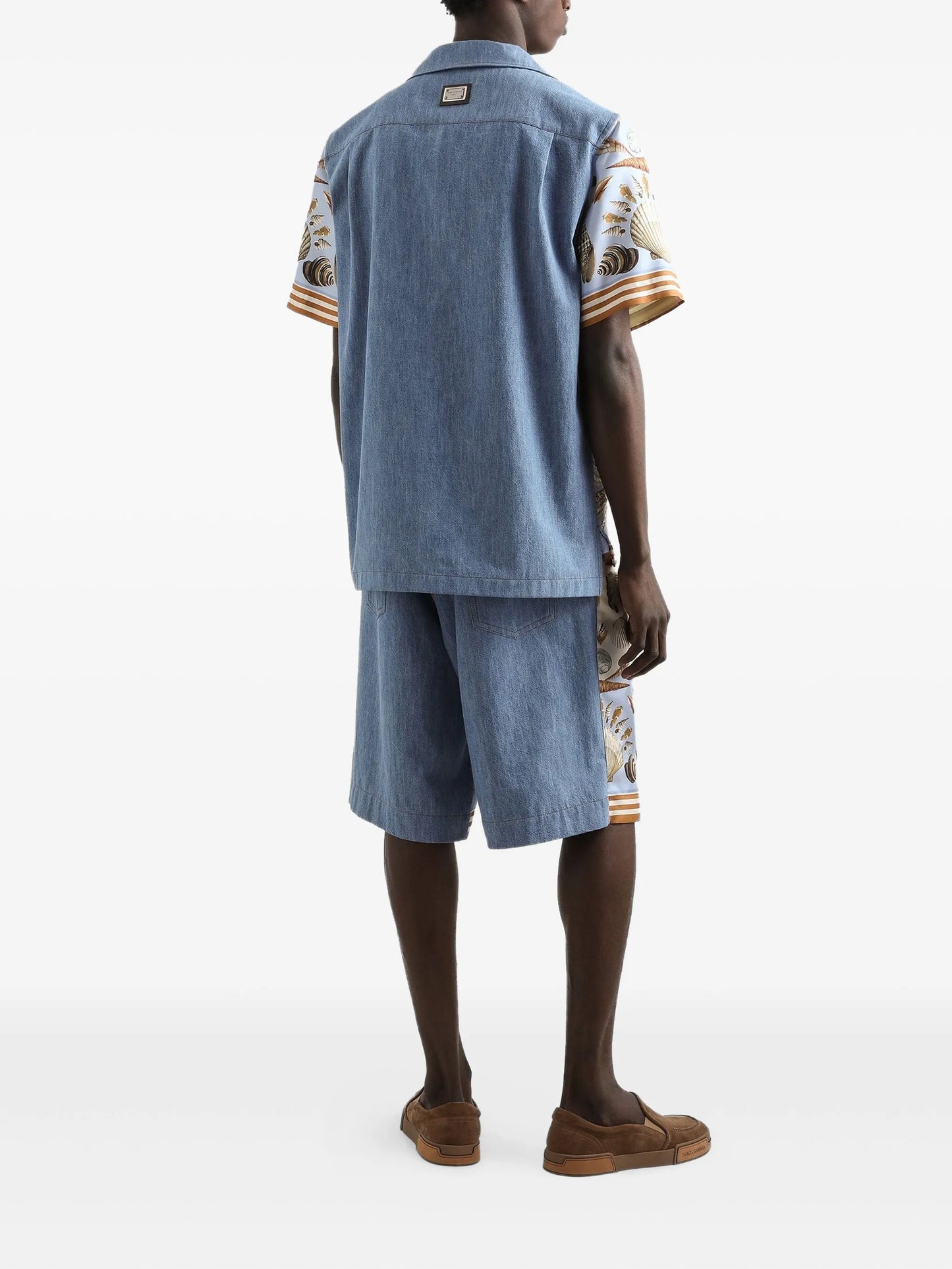 shell-print shirt