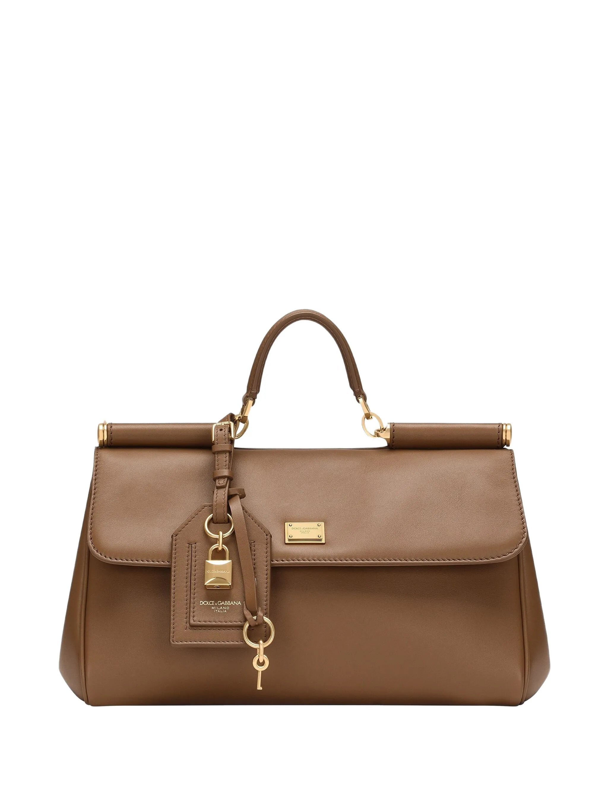 medium My Sicily handbag in plongé calfskin
