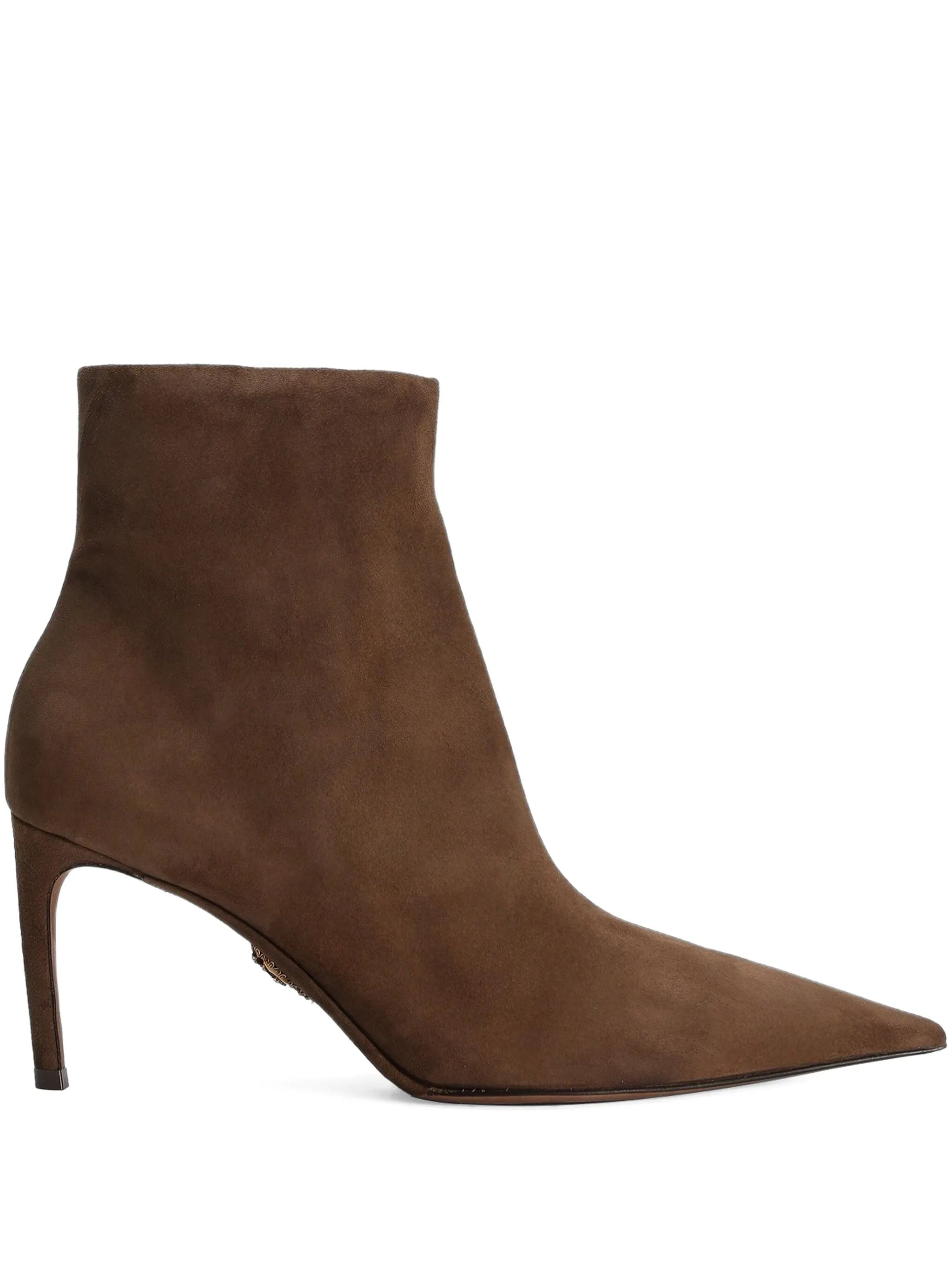 75mm Devotion pointed-toe ankle boots