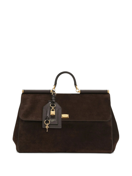 My Sicily suede tote bag