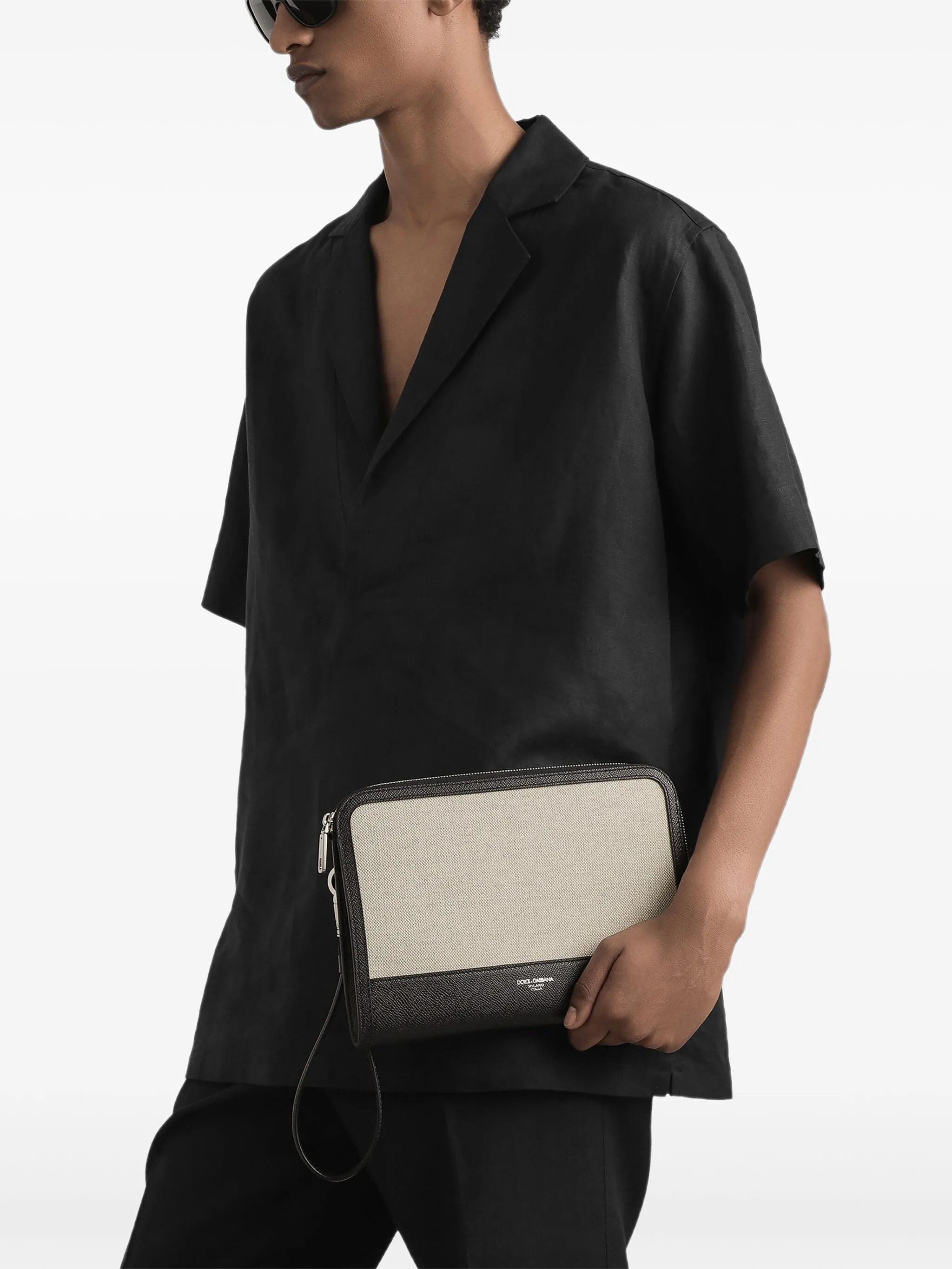 canvas clutch bag