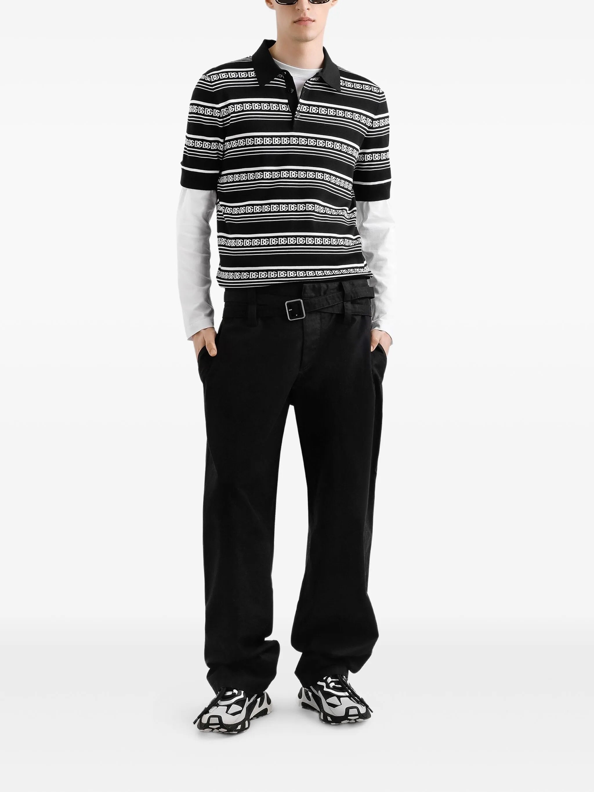 silk polo shirt