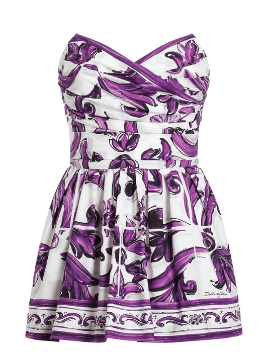 mini graphic-print dress