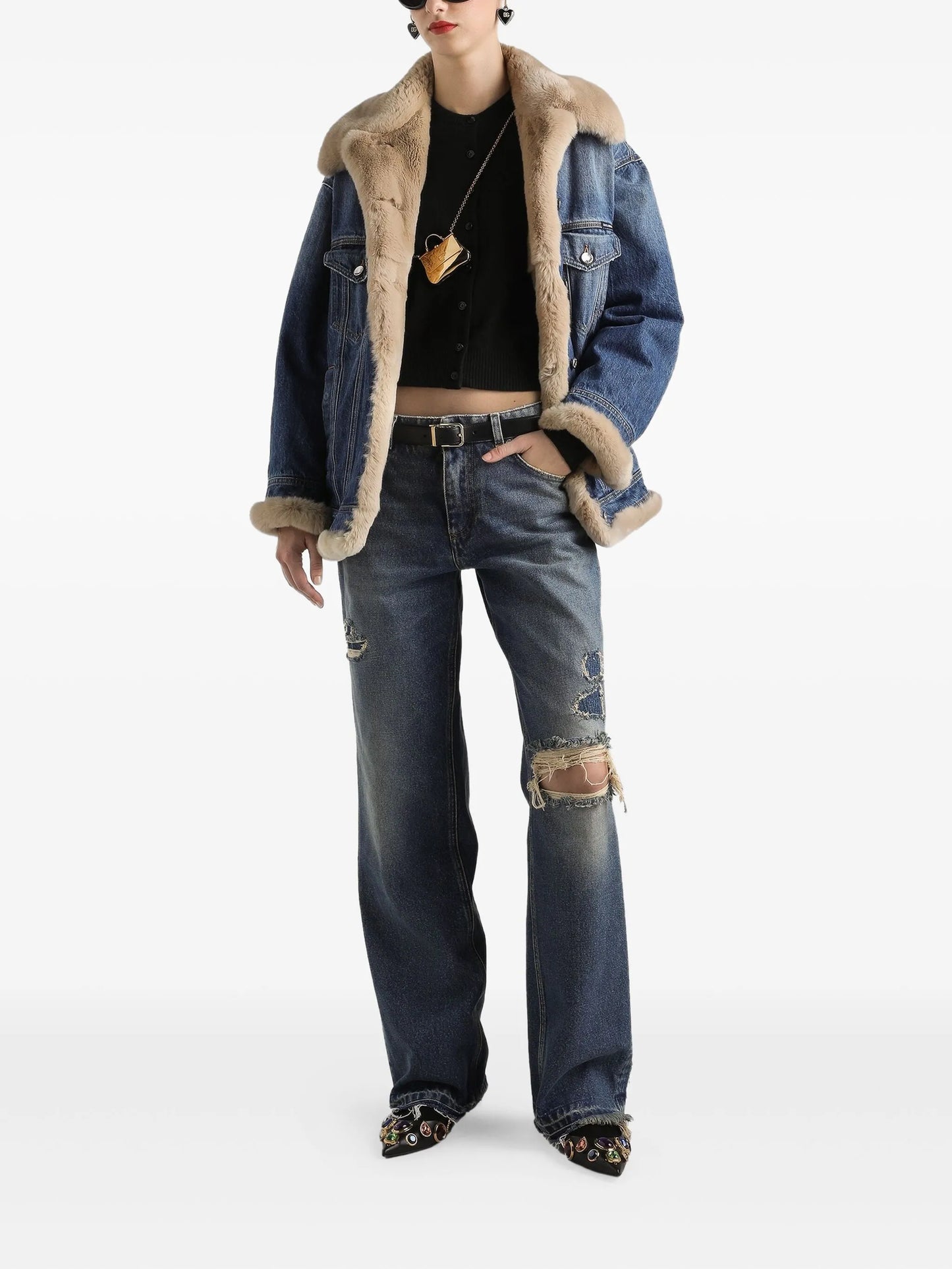 5-pocket denim trousers