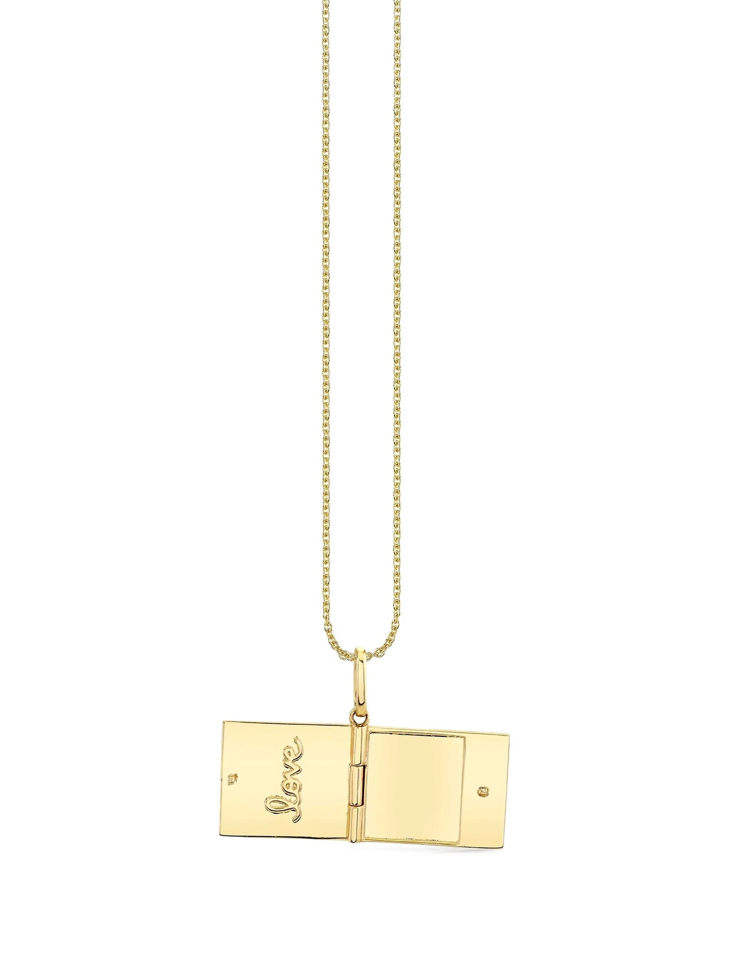 14CT yellow gold Perfect Match Locket diamond necklace